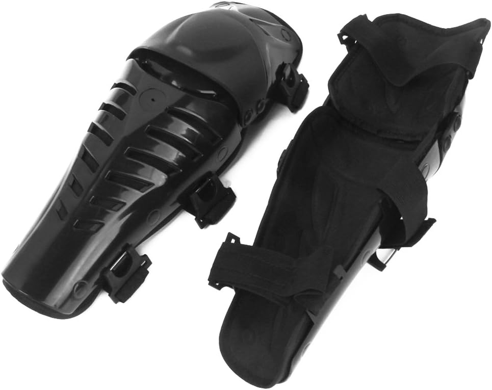 WINOMO Knee Pads Pro Biker Adults Motorbike Knee Shin Armor Racing Protect Guard Pads Accessories with Plastic Cement Hook for Motorcycle Motocross Racing (Pair of Windproof, Black) : Automotive