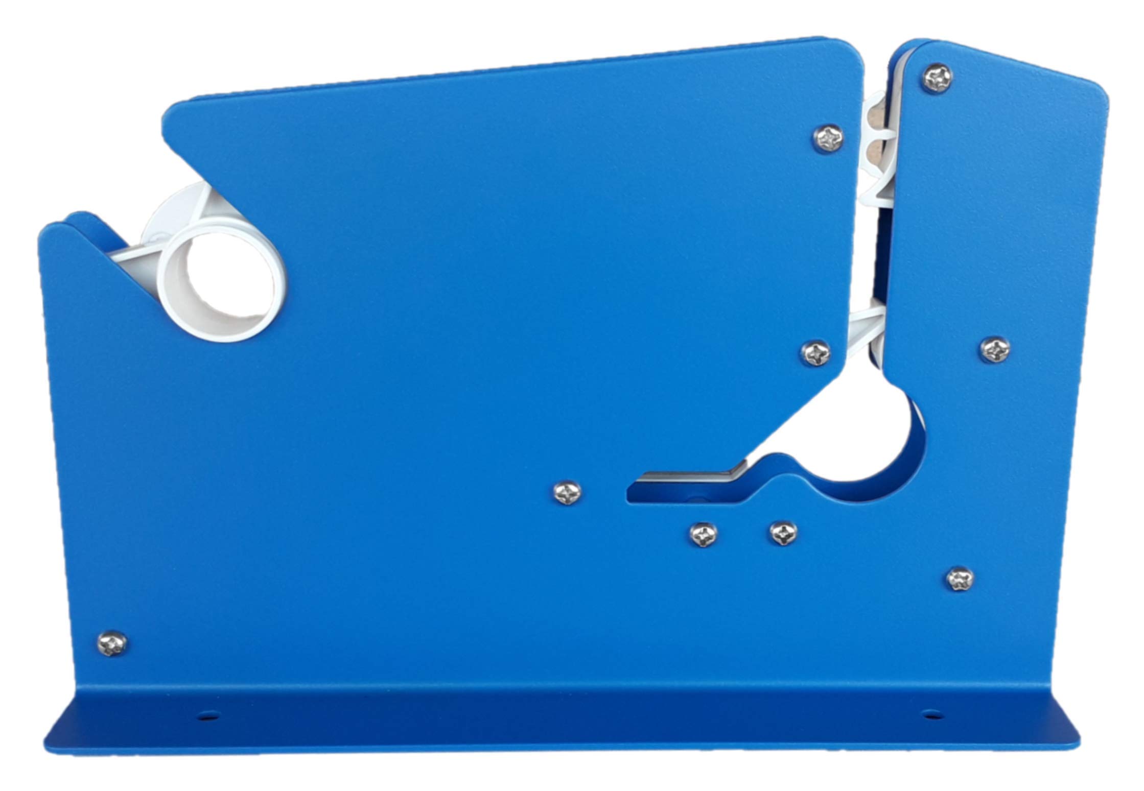 Maquina Cierra Bolsas en Metal Color Azul para Rollos de Cinta Adhesiva de 12 Milimetros