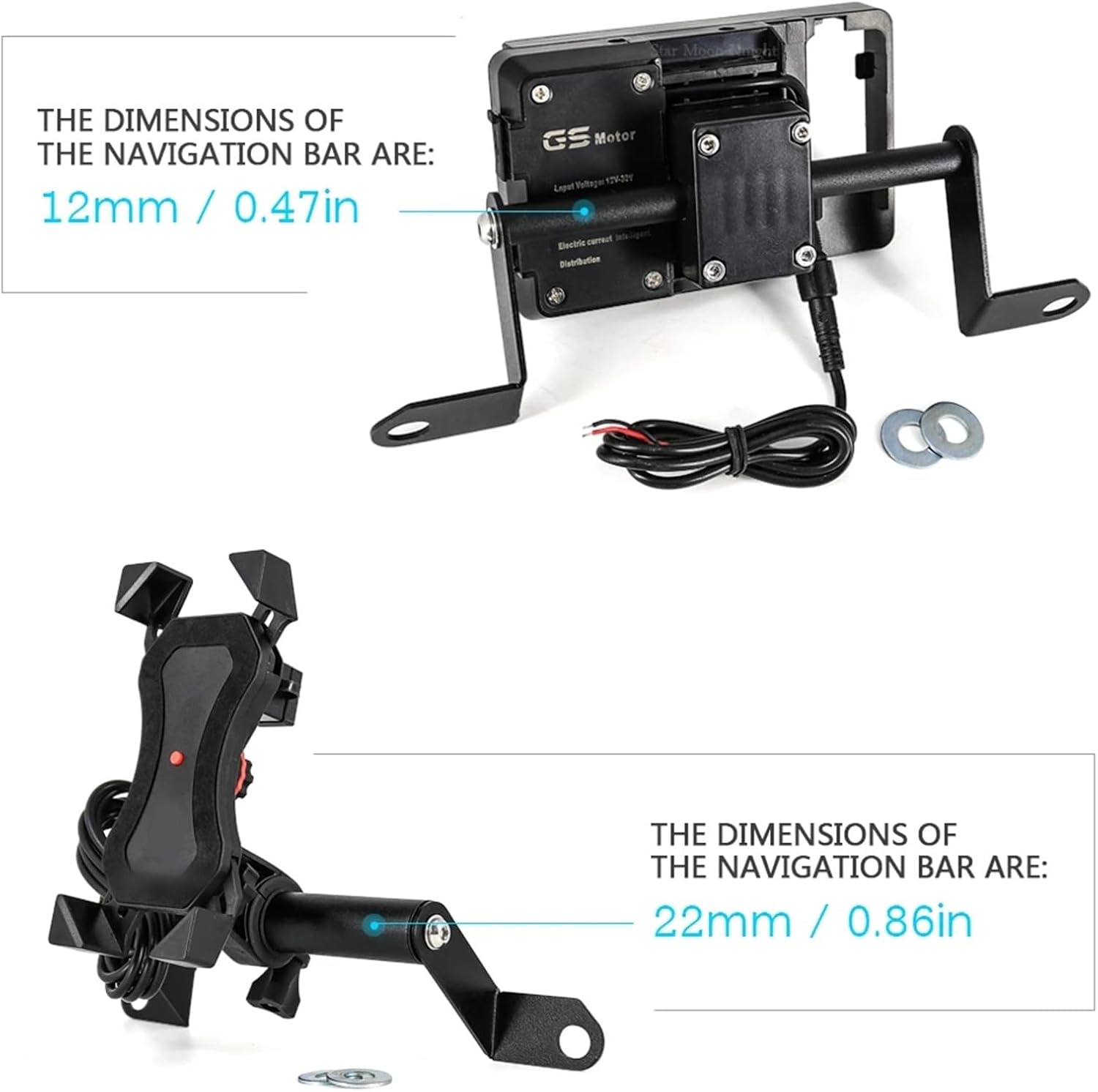 オートバイ携帯電話ナビゲーションブラケット USB 充電 GPS プレートサポートホルダーに適合するタイガー 900 タイガー900