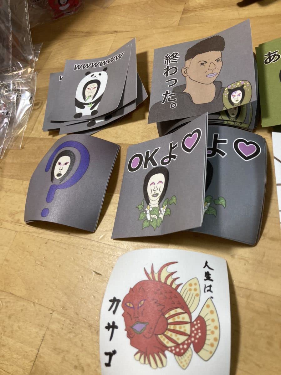 おろちんゆー ステッカー 初期グッズ おろちんゆー グッズ ステッカー