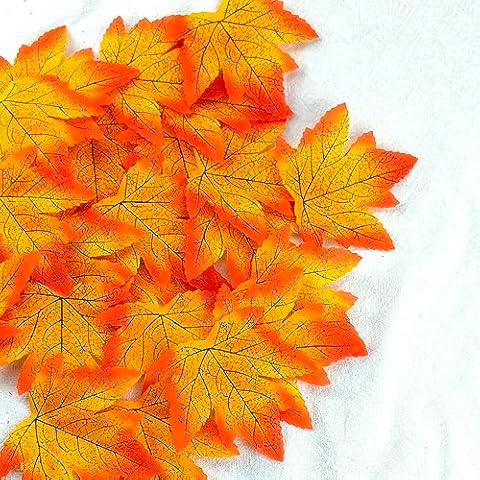 Comdoit Artificial Maple Leaf Garland Decorations Cover