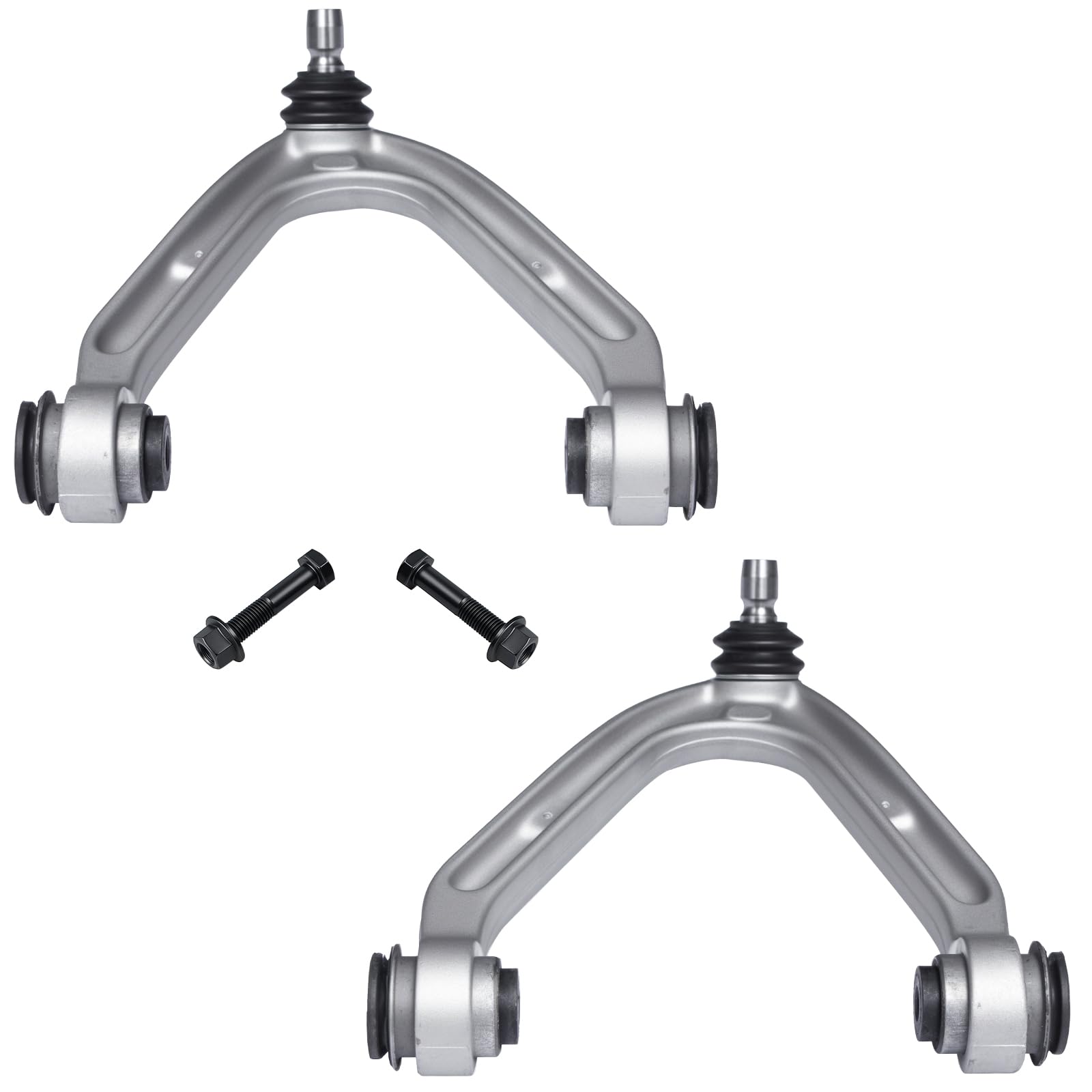 TUCAREST 2Pcs K621675 K621676 Left Right Front Upper Control Arm and Ball Joint Assembly Compatible 2006 2007 2008 2009 2010 Hummer H3 2009 2010 Hummer H3T Driver Passenger Side Suspension
