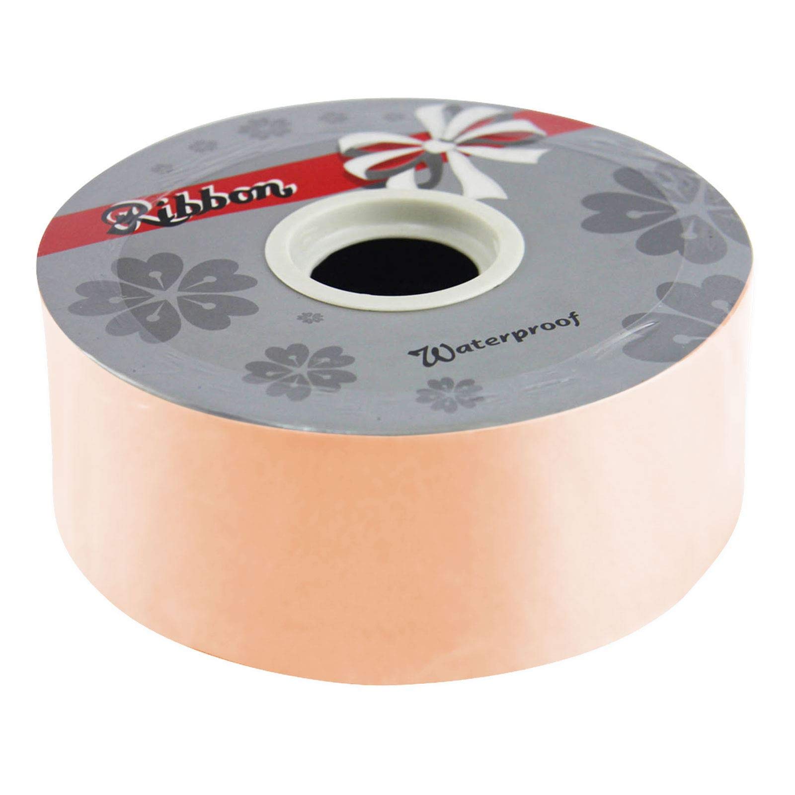 100 Yard Rolls of 50mm Poly Ribbon! Florist Polypropylene PP Plastic[Peach]