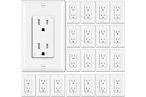 BESTTEN 20 Pack Tamper-Resistant House Outlets: Enhancing Electrical Safety and Convenience