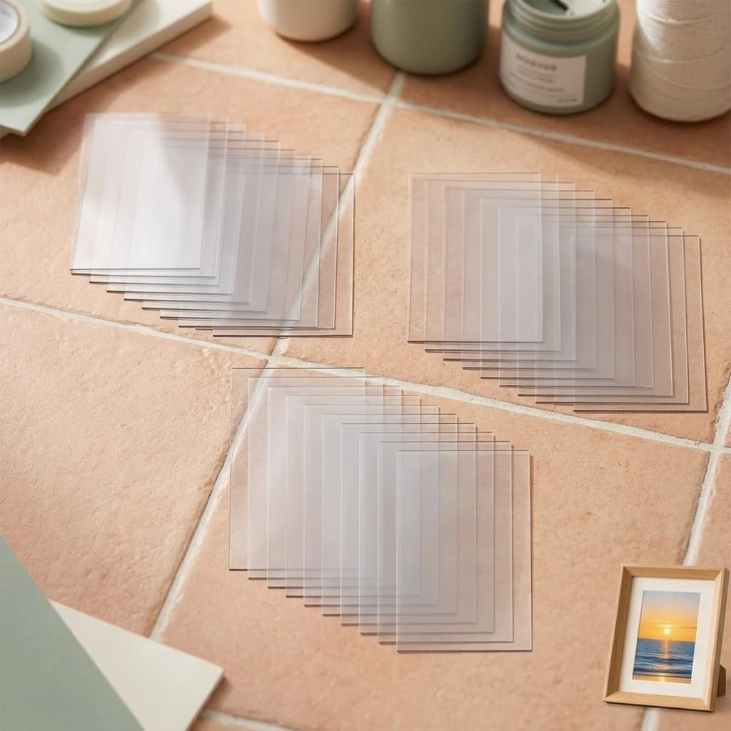 Clear Acetate Sheets 30 Pcs for Crafts and Cards