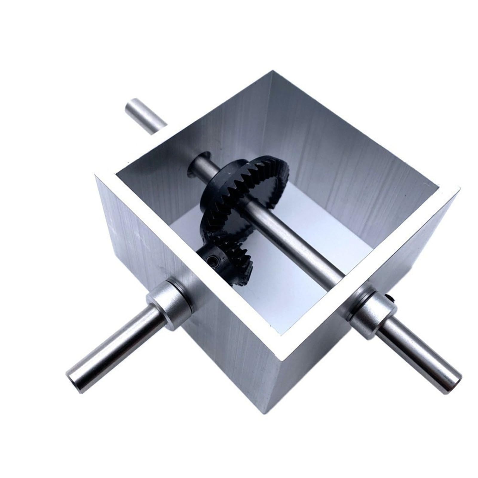 Gearbox 1 to 2 Steering Gearbox 8mm Shaft Commutator Bevel Gear Reversing Corner Device 90 Degree Right Angle Reducer Steering Direction