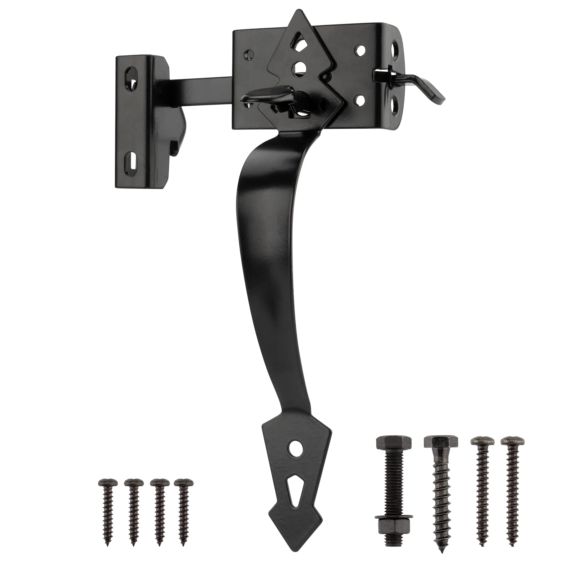 Buy Thumb Gate Latch Hardware for Wooden Fence Heavy Duty, Self Closing