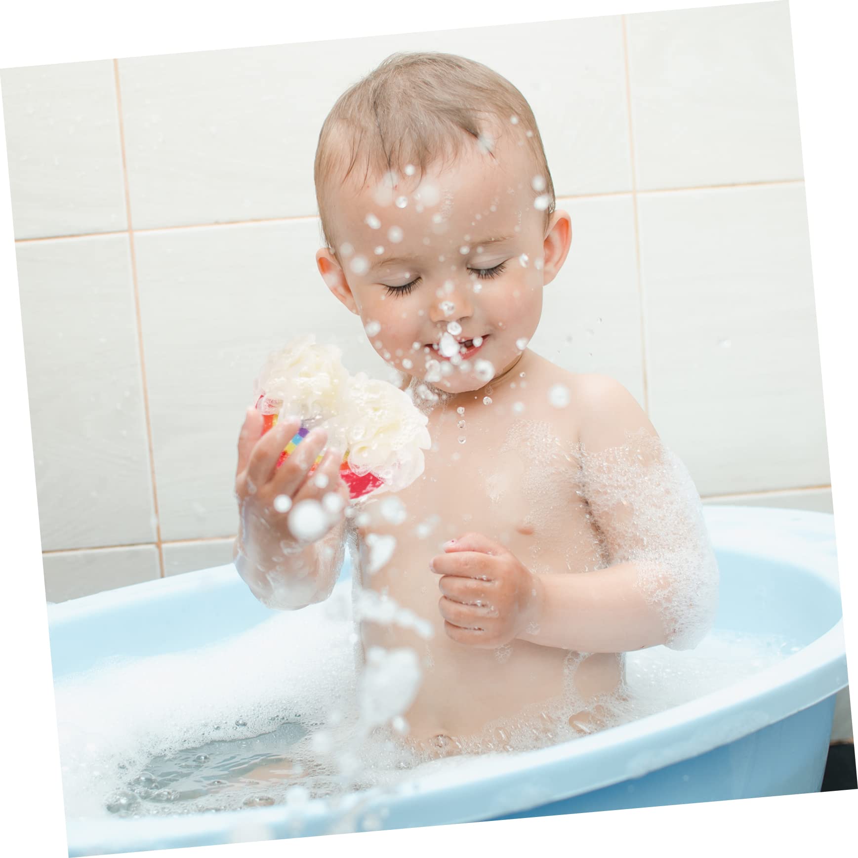Ipetboom 3piezas Esponja De Exfoliante Para Baño Herramienta De Limpieza Para Sensible y Masaje
