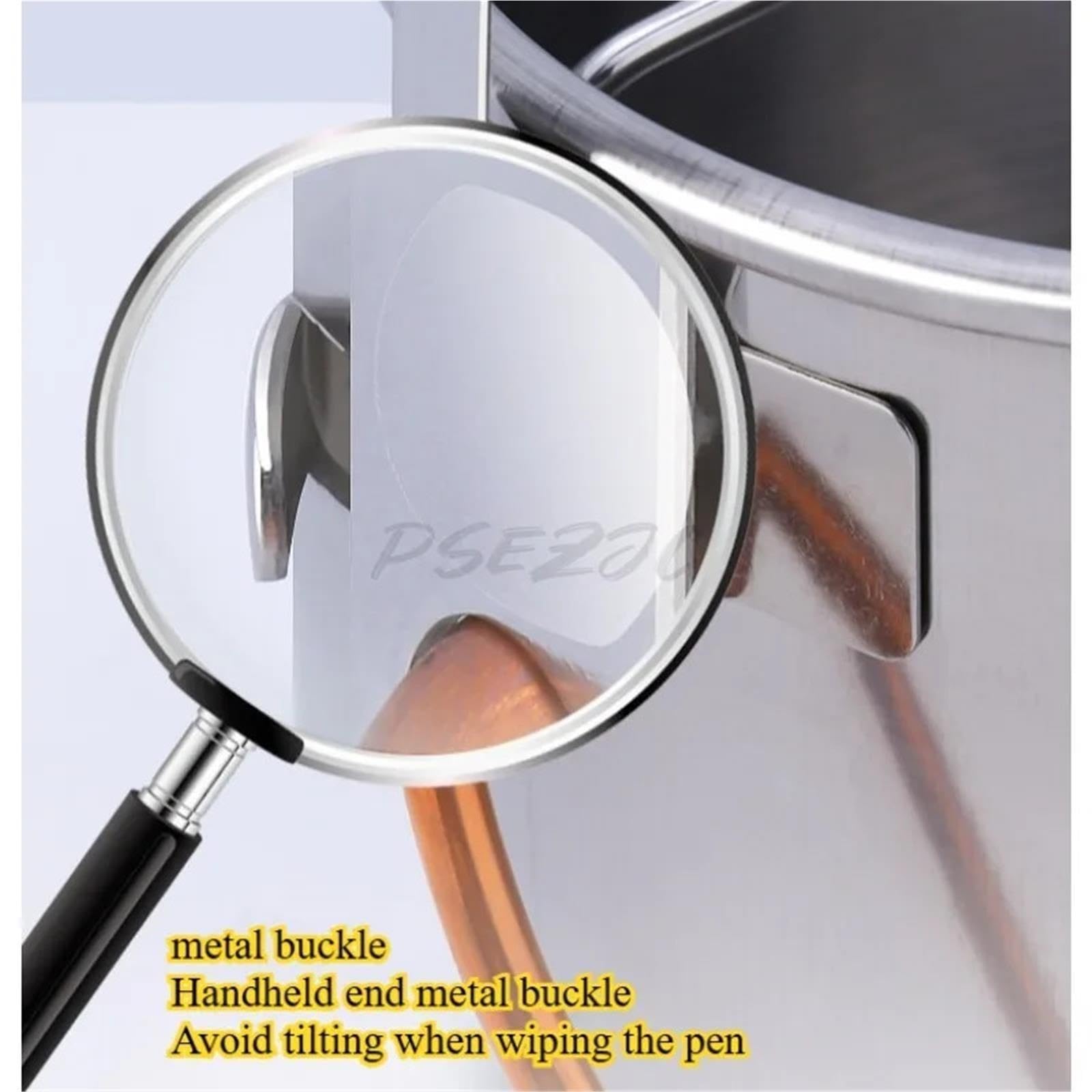 Grand seau de lavage brosses en acier inoxydable