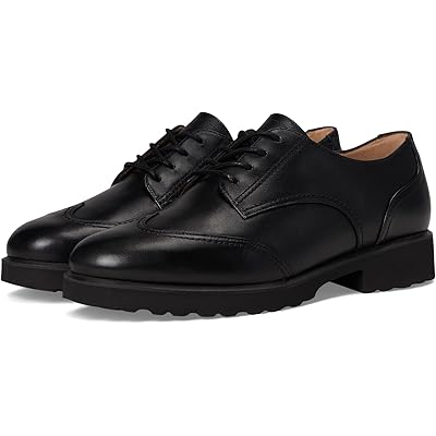 Cole Haan Geneen Lace-up Wingtip Oxfords black leather