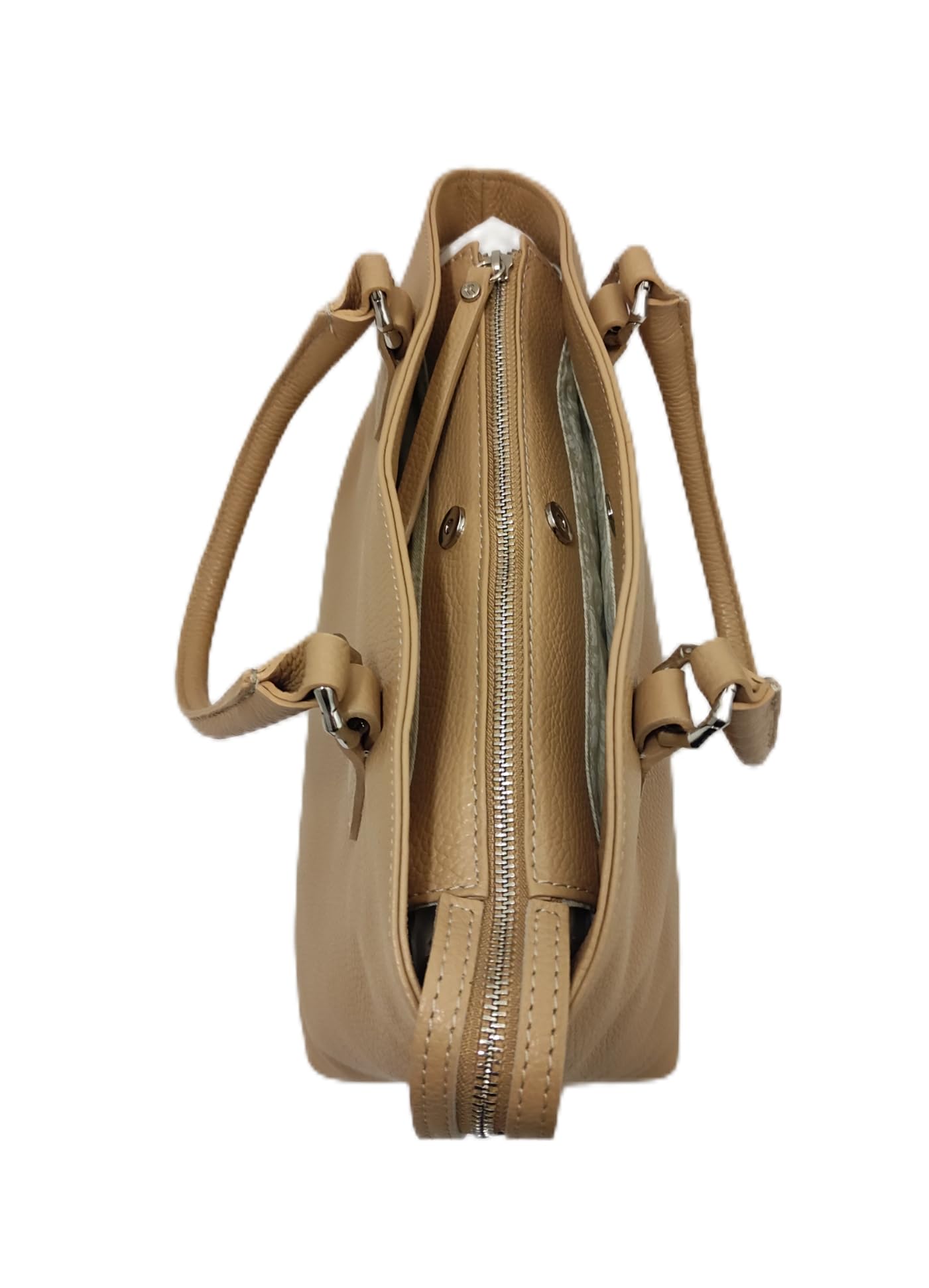 BRUNO ROSSI FIRENZE ART. ML252G BORSA A MANO PELLE BISCOTTO
