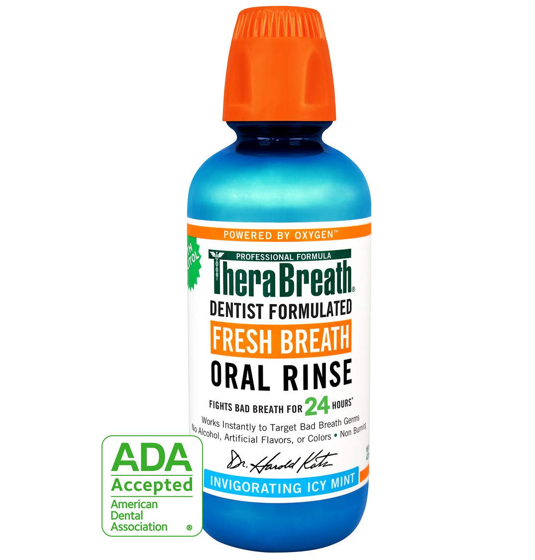 Fresh Breath Oral Rinse - Invigorating Icy Mint, 16oz (4-Pack)