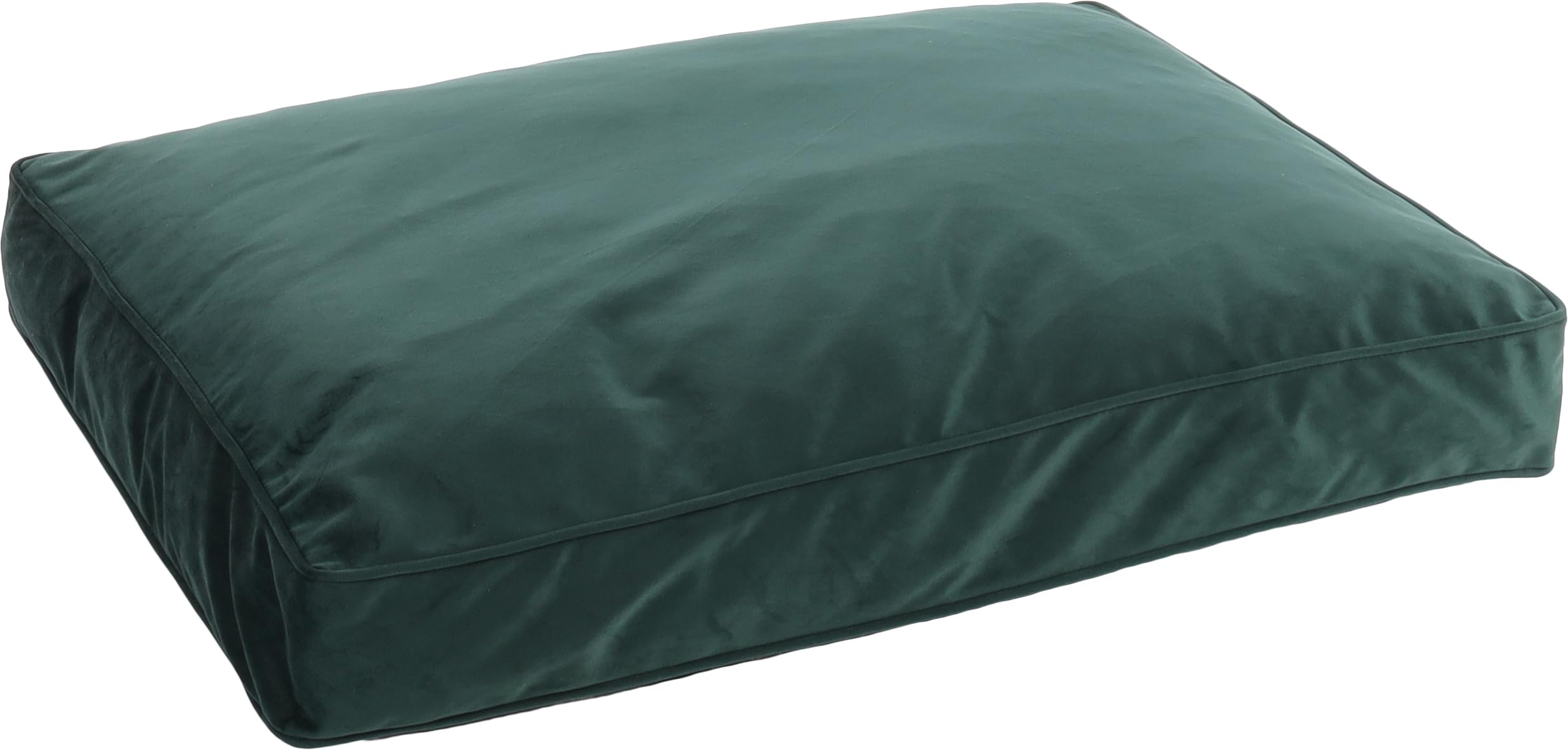 Coussin pour chien Elena Flamingo vert 80x60cm déhoussable rectangulaire