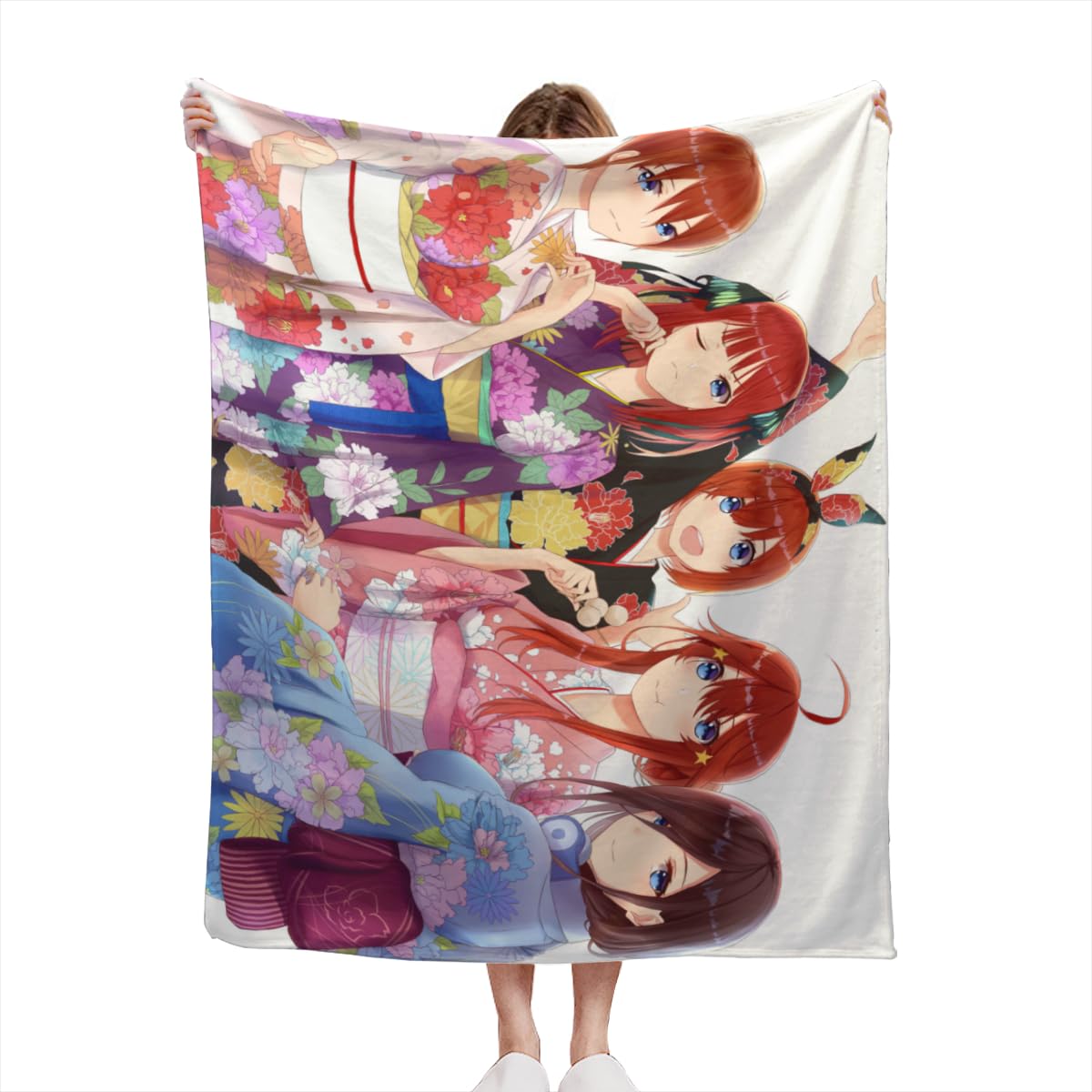 Amazon｜ブランケット 五等分の花嫁 中野一花 二乃 三玖 四葉 五月 