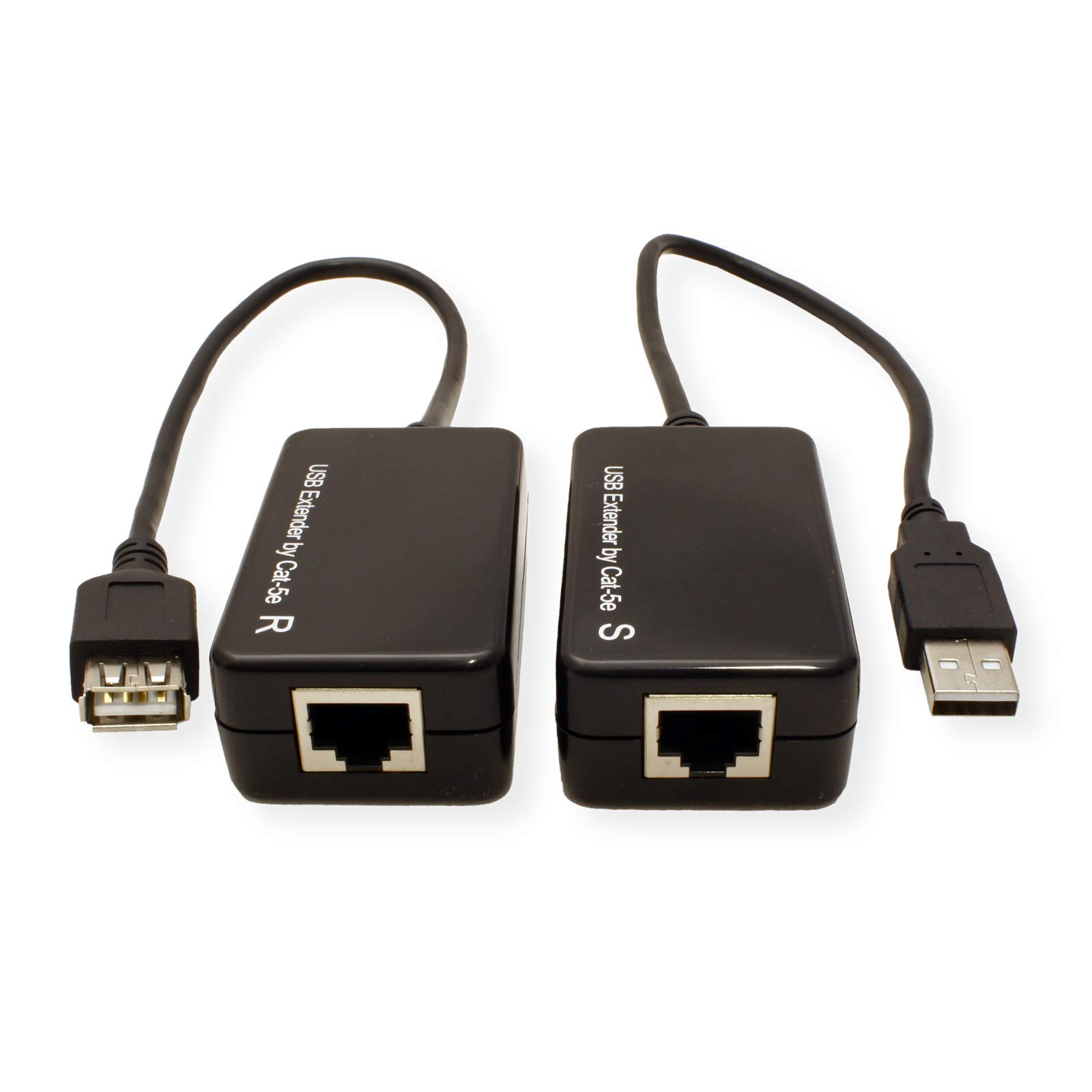 Value USB 1.1 Extender over RJ-45 Trasparente cavo di interfaccia e adattatore