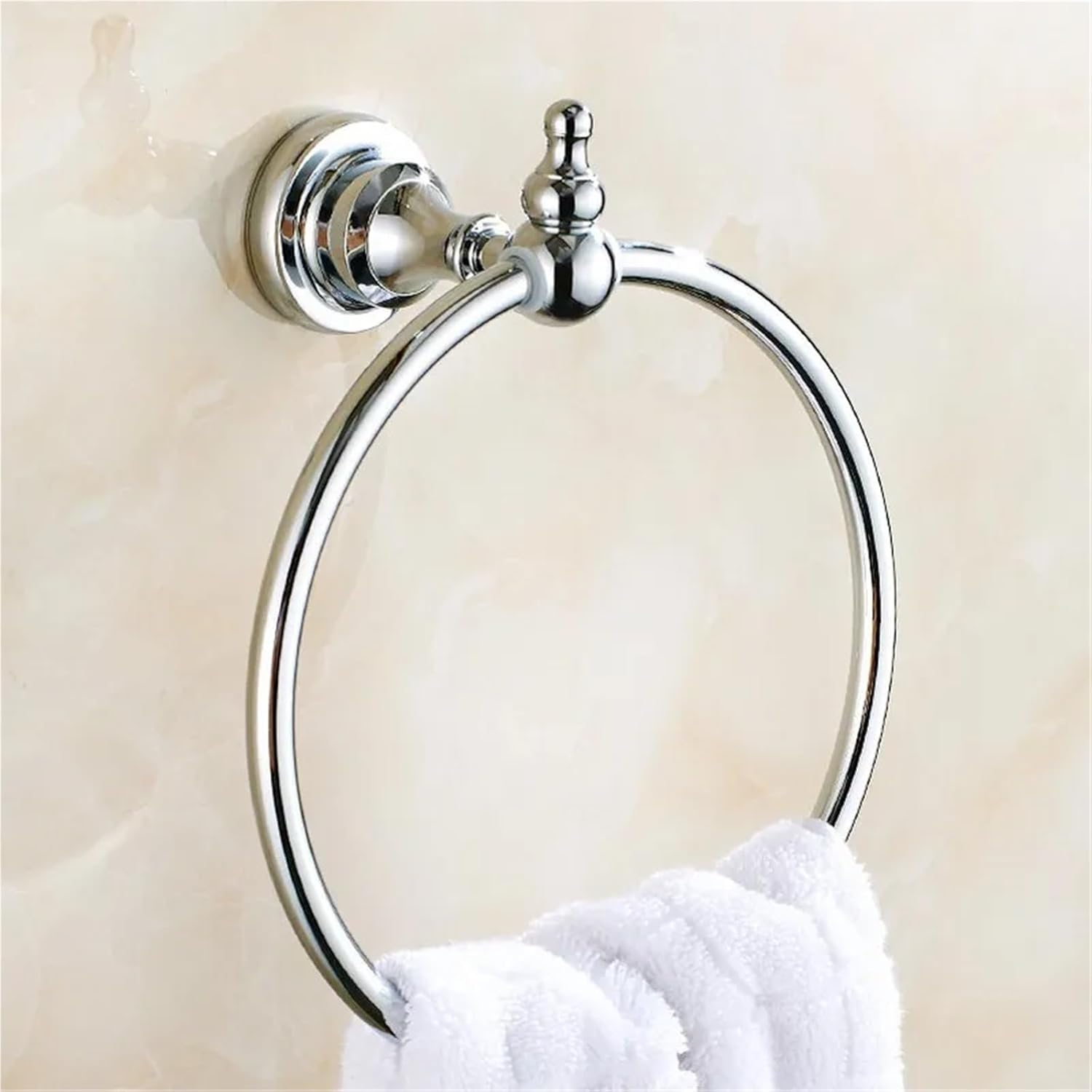 Bathroom Hardware Set Chrome Polished Bath Rack Paper Holder Toothbrush Towel Bar Coat Hook Accessories(Cup Tumbler Holder)