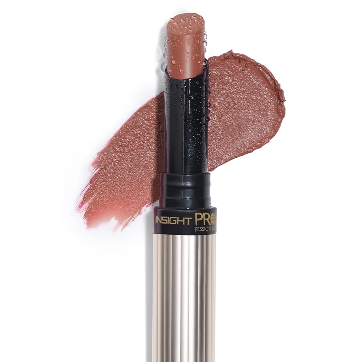INSIGHT Professional Hydra Luxe Lipstick - London | Satin Finish|Long lasting| Smooth| Hyaluronic Acid| Enriched with Rosehip Oil|Creamy Lipstick|Infused with Hyaluronic Acid - 2.5g-image-44