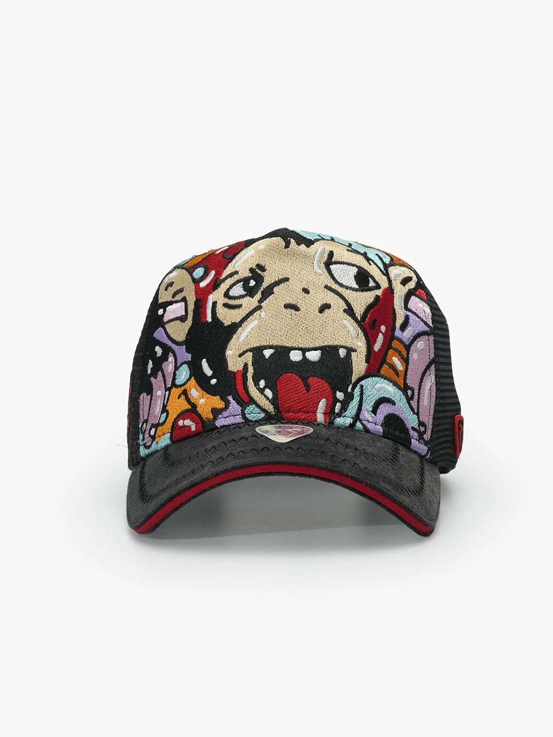 Trucker Hat - Art Collection - Doodle - Black - Image 2