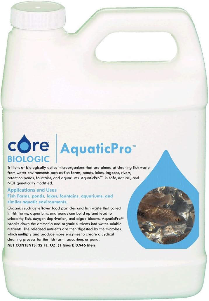CoreBiologic AquaticPro: Microbial Product to Degrade Organics and Ammonia in Aquatics, 32-Ounces