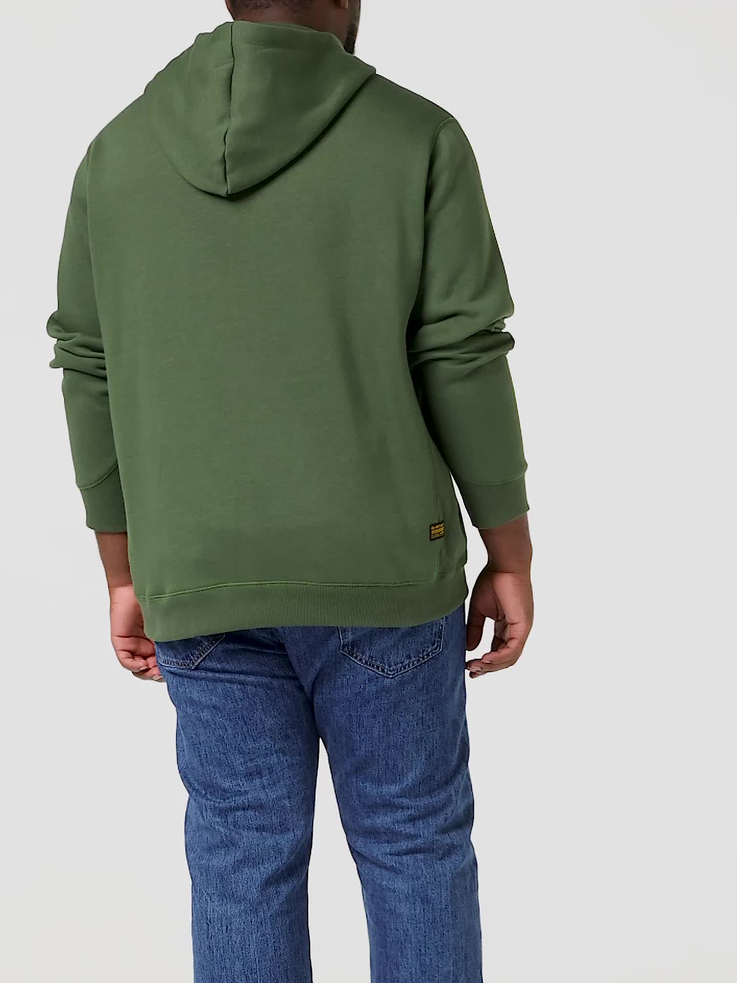 G-STAR RAW Herren Premium Core Hooded Sweater, Grün (jolly green 