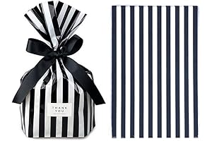 We Moment 50 Pack White Treat Bags for Halloween Decor