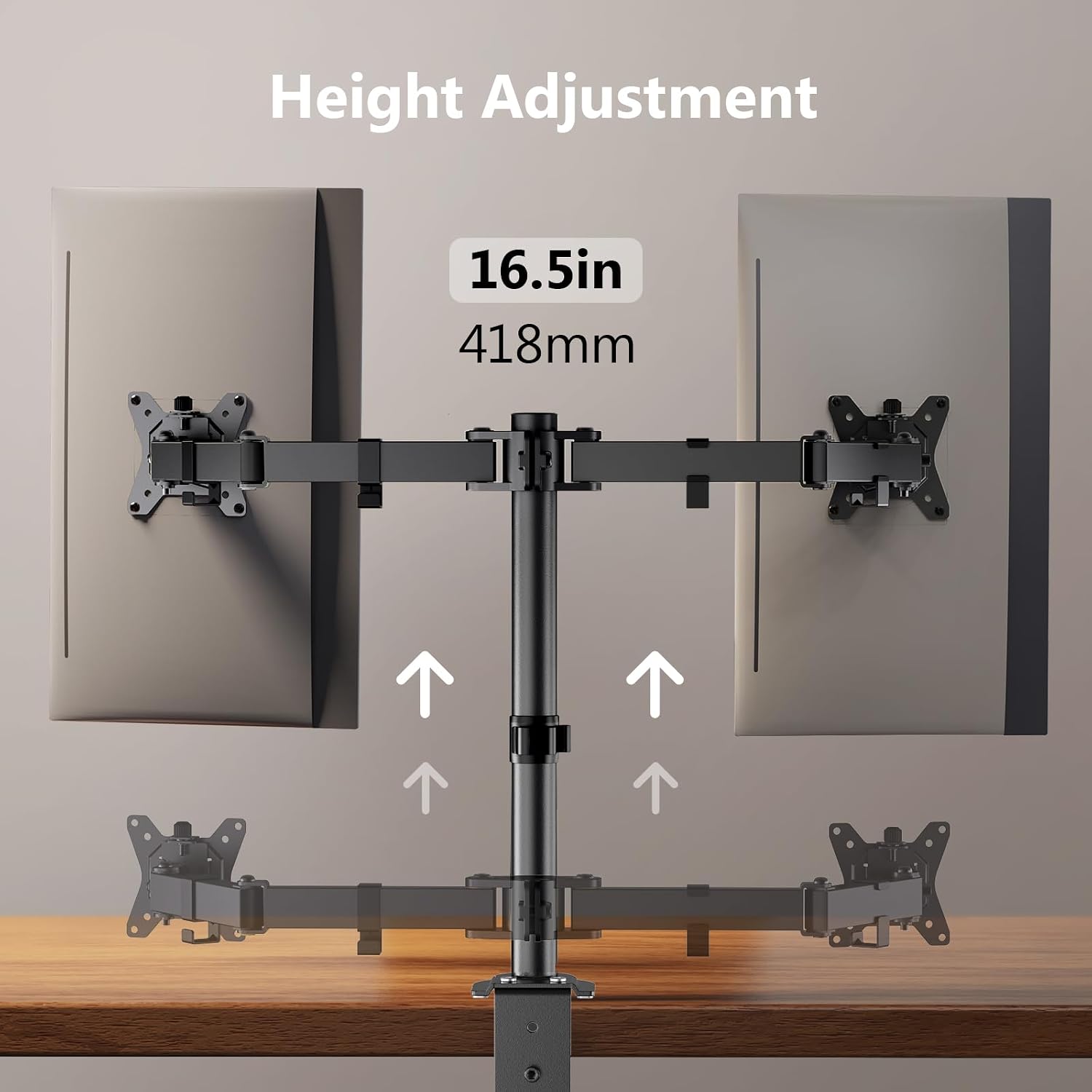 ErGear Dual Monitor Stand, Heavy Duty - Image 7