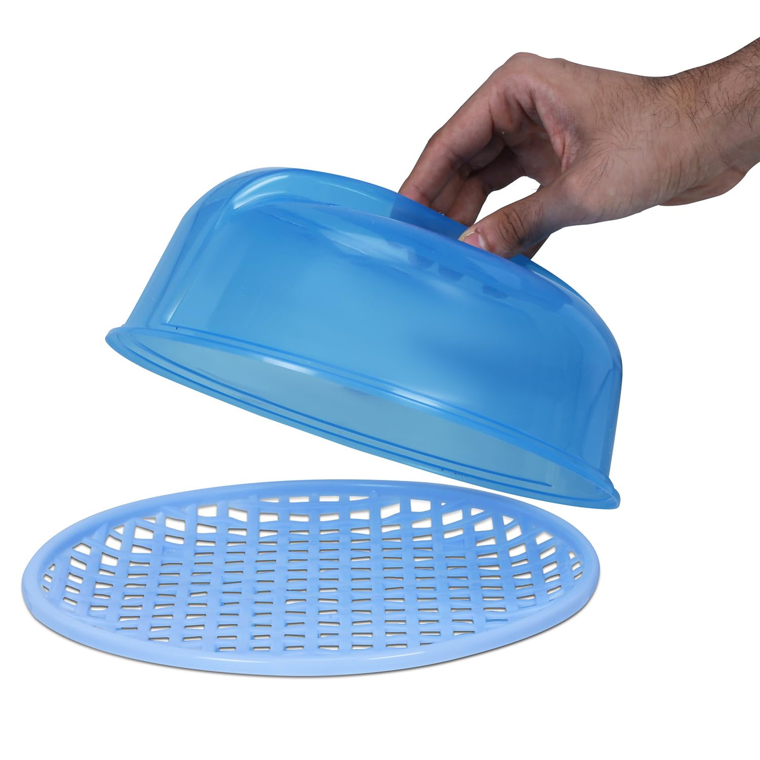 Microwave Food Cover with Easy Grip Handle -7 Microwave Food Cover with Easy Grip Handle -7