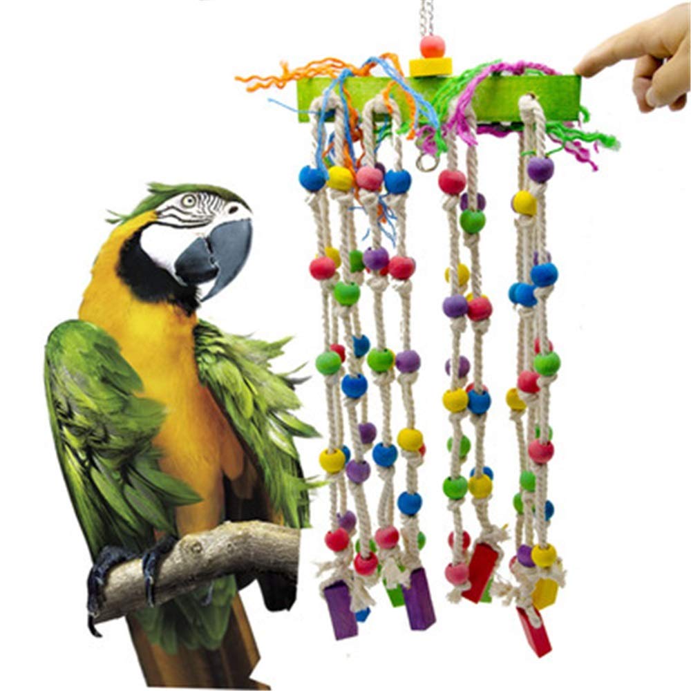 Hypeety Bunte Bälle‑Spielzeug Für Vögel – Mit Glocken & Rattan, Ideal Für Papageien, Sittiche, Wellensittiche