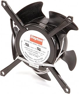 Dayton 2VUW5 Axial Fan, 4 1/8 In Sq, 105 CFM, 115 V