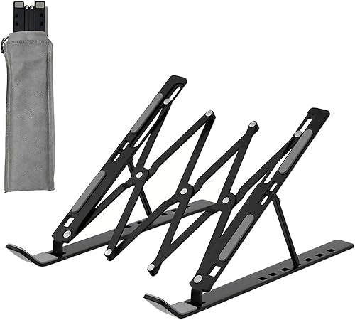Soporte ajustable para laptop | Elevador de aluminio para laptop para escritorio | Compatible con MacBook Air/Pro, Dell, HP, Lenovo y todas las