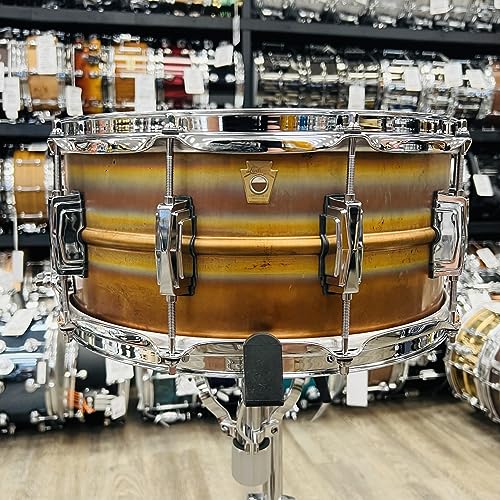 Ludwig Raw Bronze Snare Drum 6.5x14 with Imperial Lugs