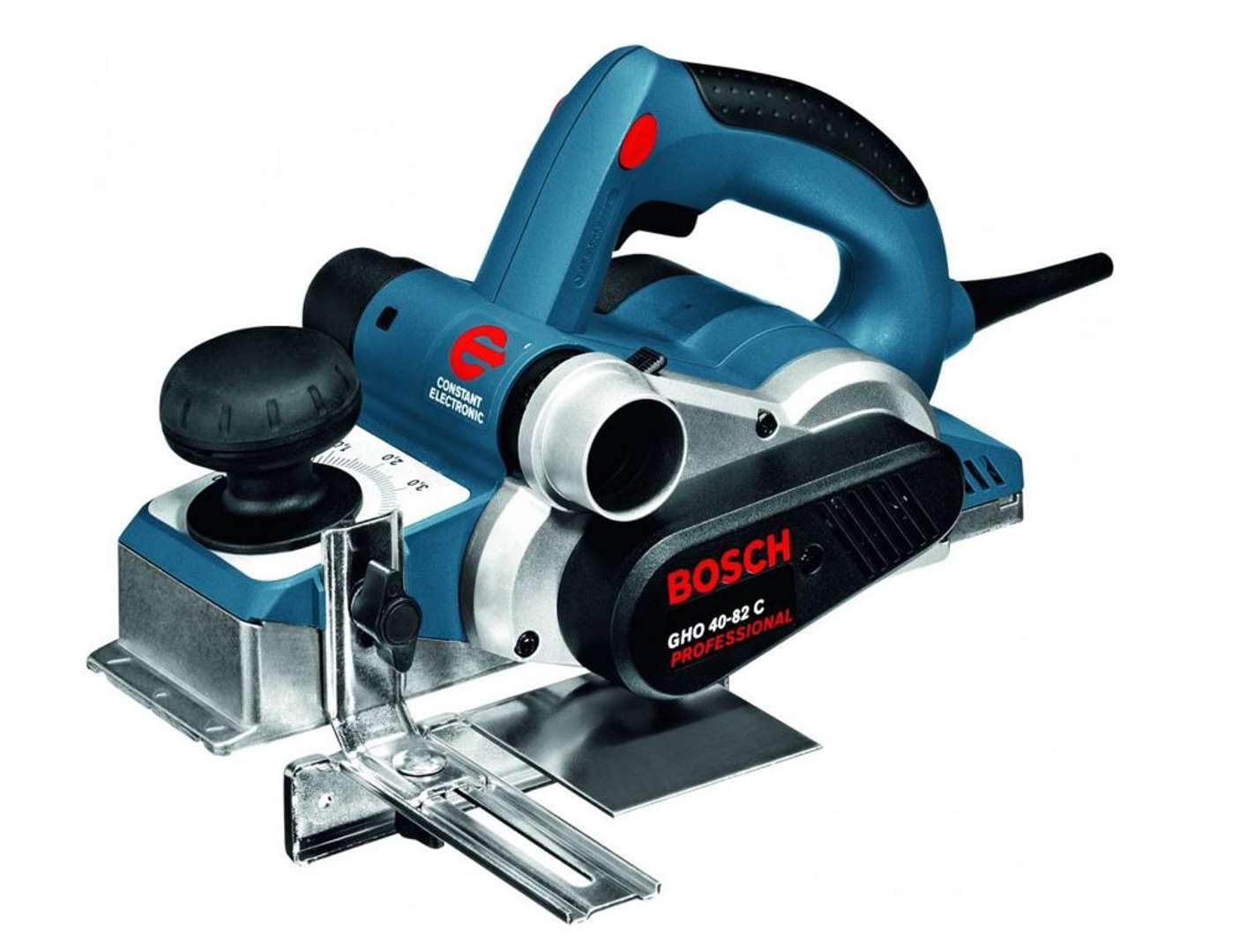 Bosch Professional cepillo GHO 40-82 C (potencia 850 W, incl. bolsa para polvo, tope paralelo, tope de profundidad de rebaje, 1 cuchilla de cepillado, bandeja, L-BOXX)