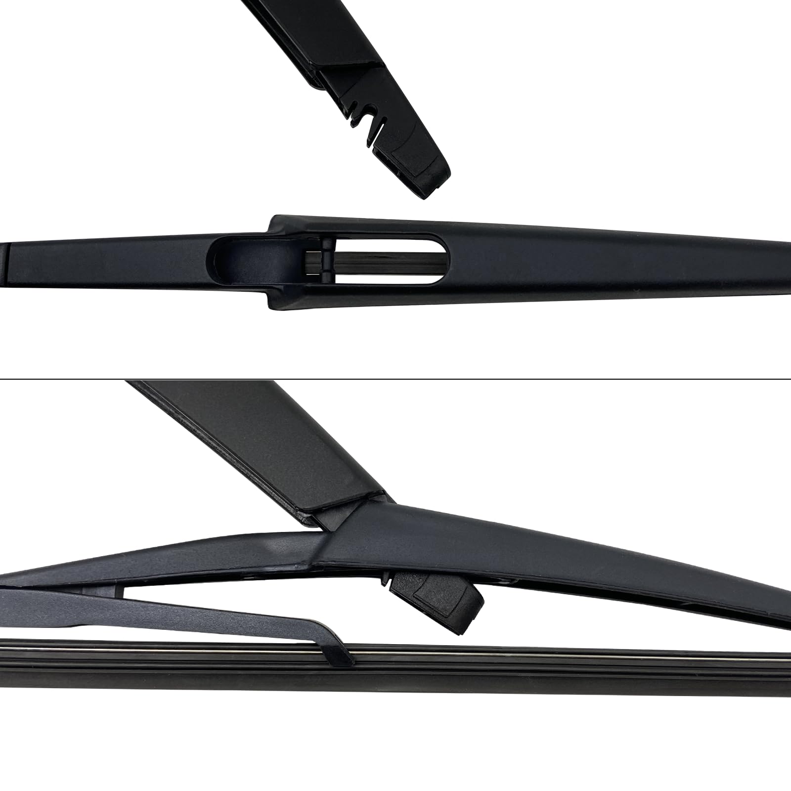 Hojas de repuestoBrazo de limpiaparabrisas trasero para Qashqai 2013-2019, MCamooer brazo de limpiaparabrisas trasero compatible con accesorios Nissan Qashqai 2013-2019