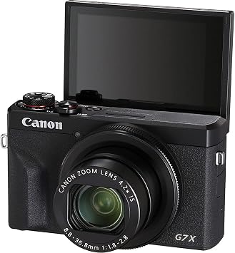 Canon PowerShot G7 X Mark III Digital Camera (Black) Bundle with 64GB Memory, Spider Flex Tripod, USB High Speed Card Reader + Complete Photo Kit (20 Items)