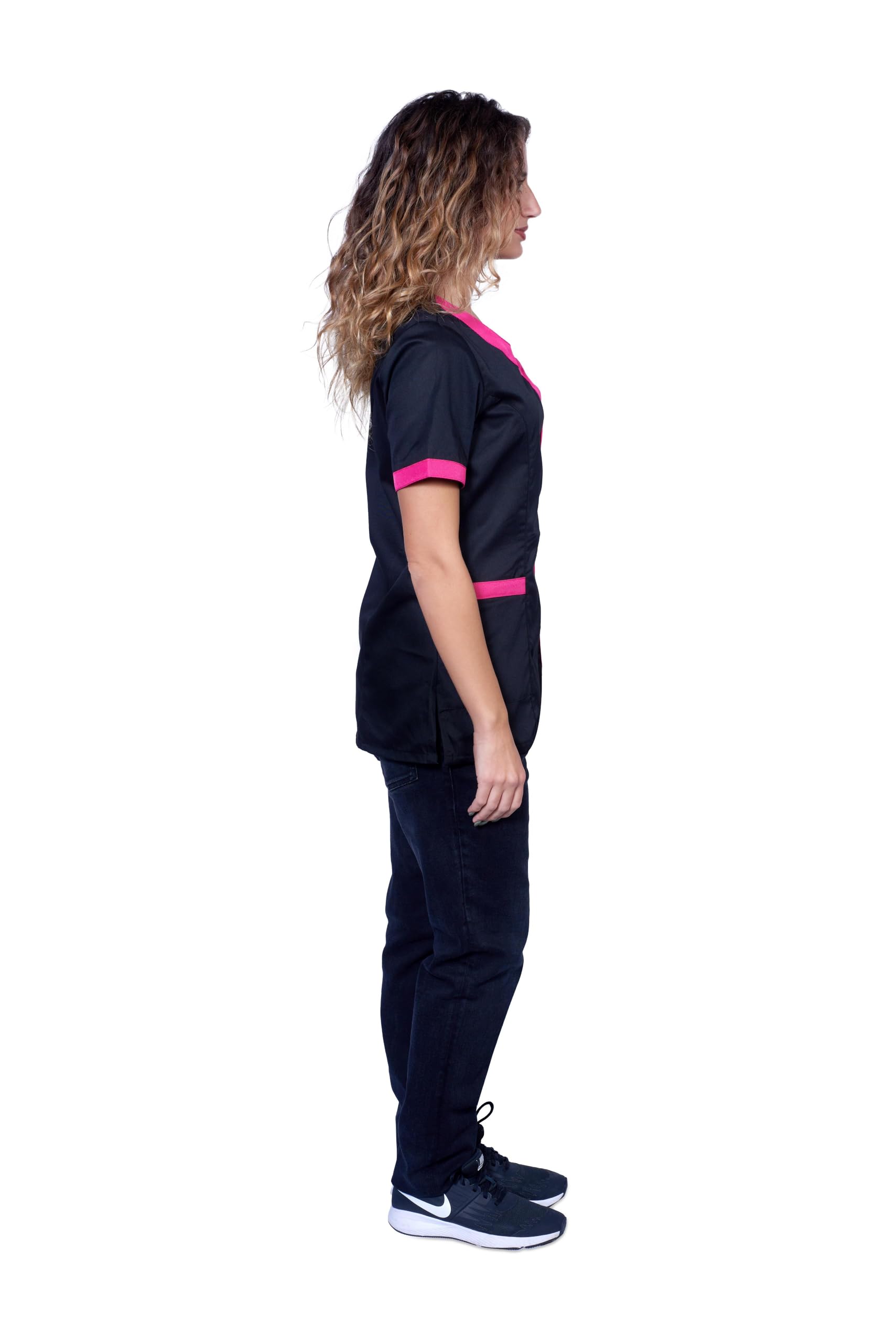 Ensemble uniforme veste pantalon OSS esthéticienne infirmière sanitaire esthétique