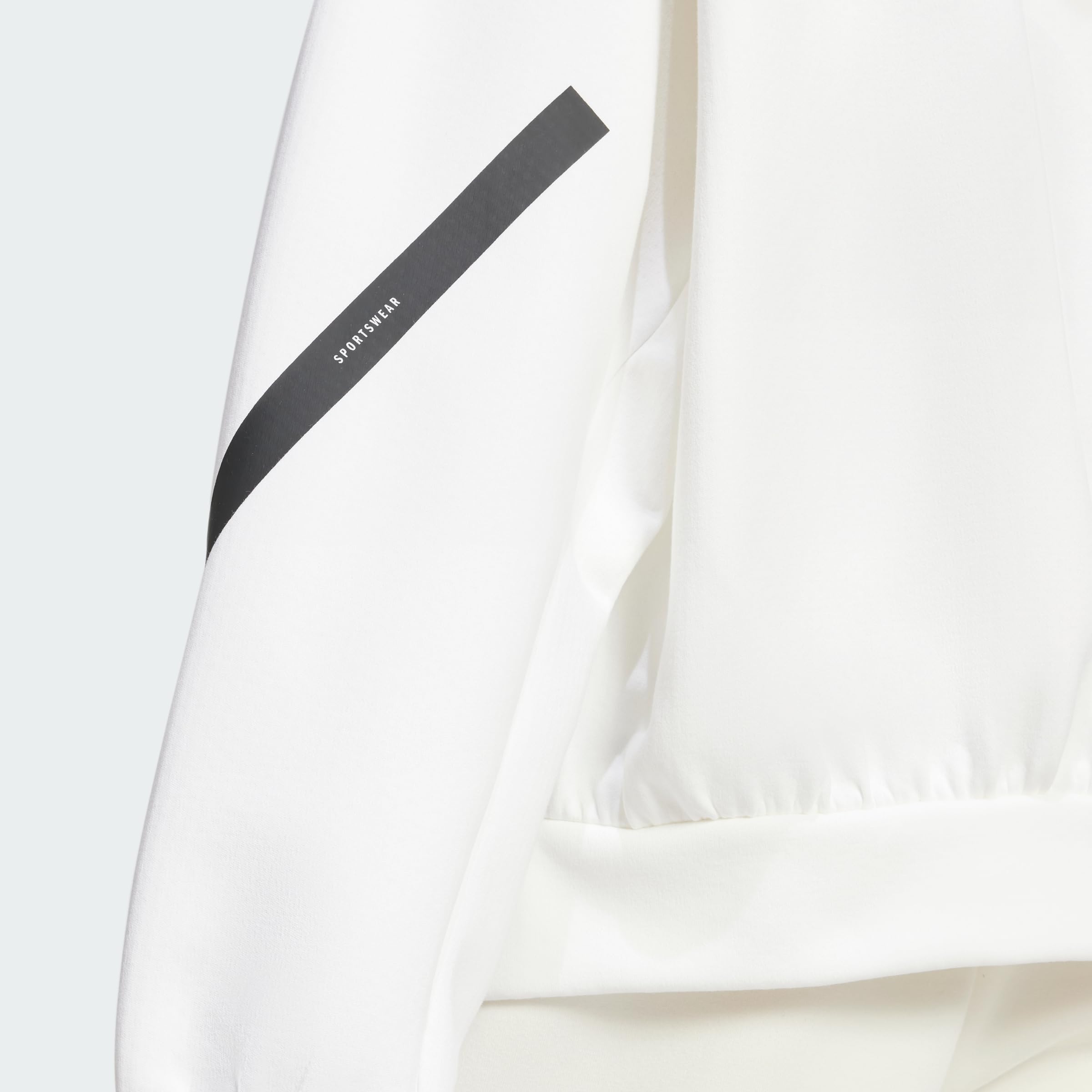 adidas Women's Sudadera con Capucha Z.N.E., White, XS