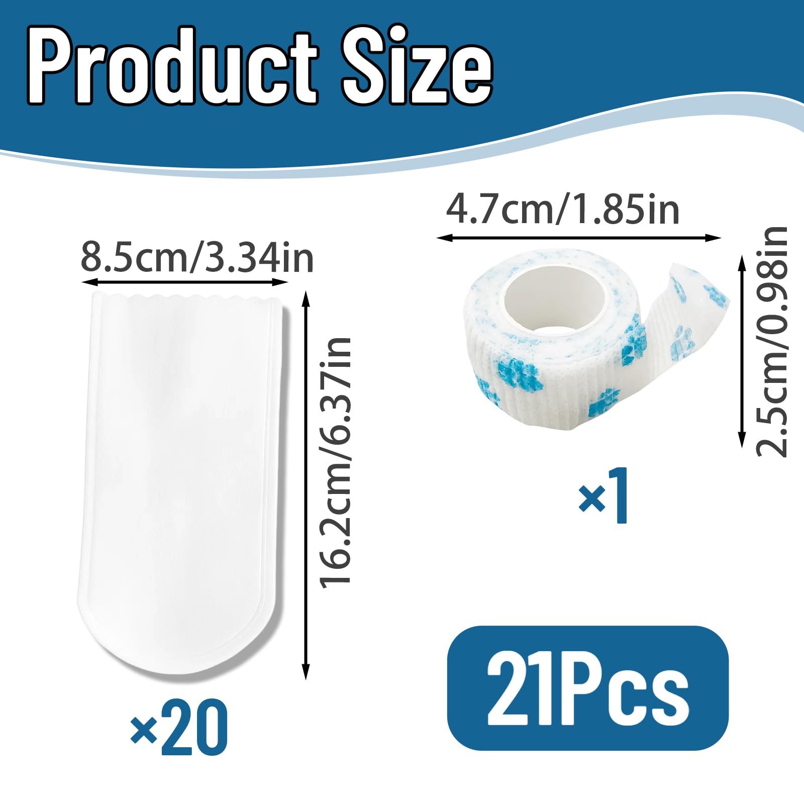 EujRcf 21 PCS Dog Bandages for Paws Dog Boots for Injured Paws Waterproof Dog Shoes & Paw Protectors Stop Licking - Image 2