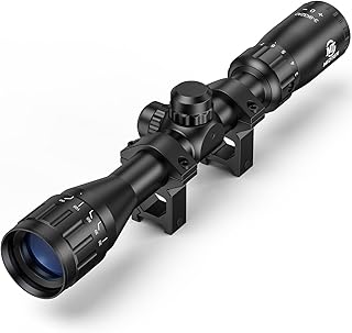 Midten 3-9x32 AO Rifle Scope Optics R4 Reticle Crosshair Scope with Mounts