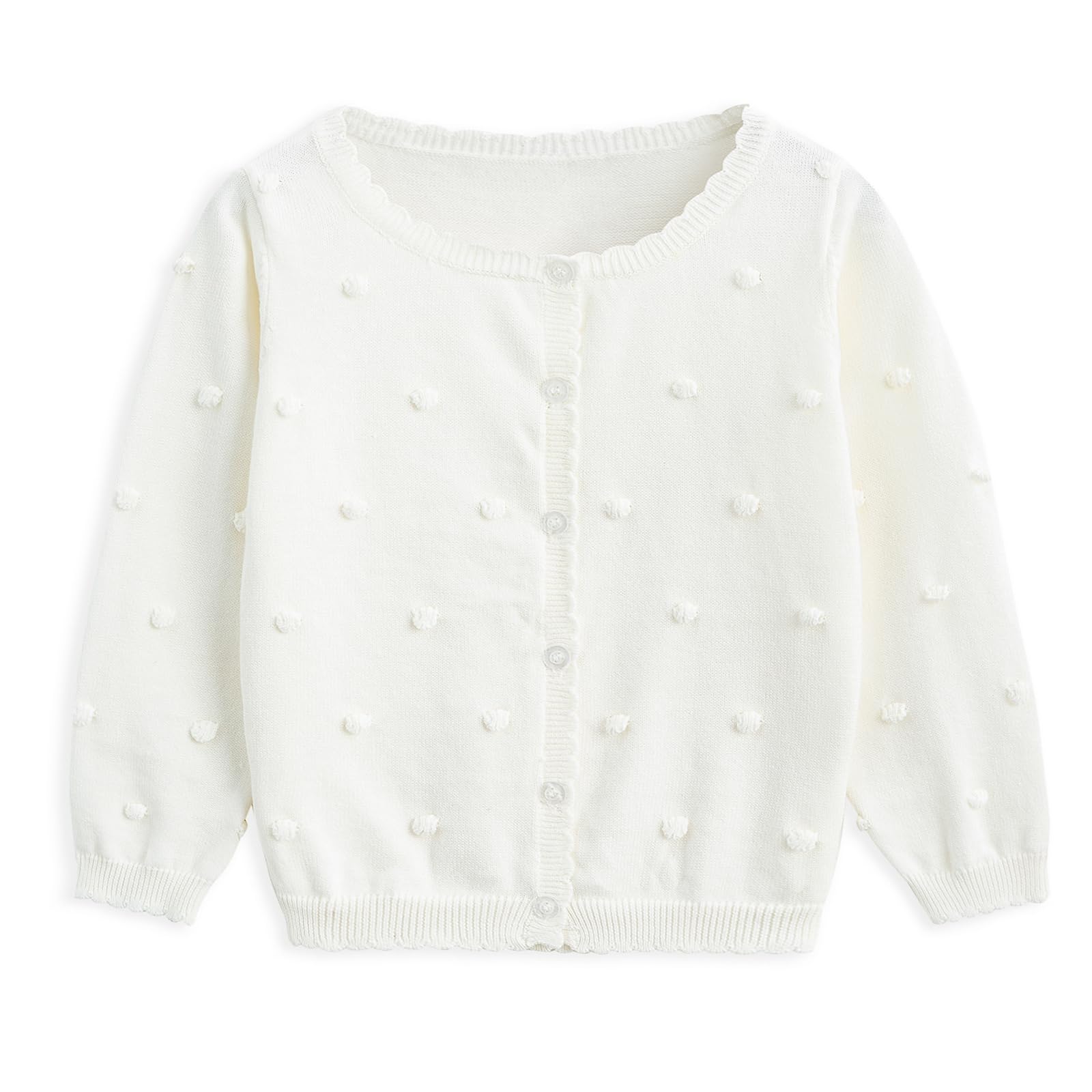 Curipeer Toddler Girl Sweater Cardigans, Long Sleeve Coat, 18M-9Y | Soft Warm Fabric, Spring and Fall Casual Wear, Little and Baby Girl