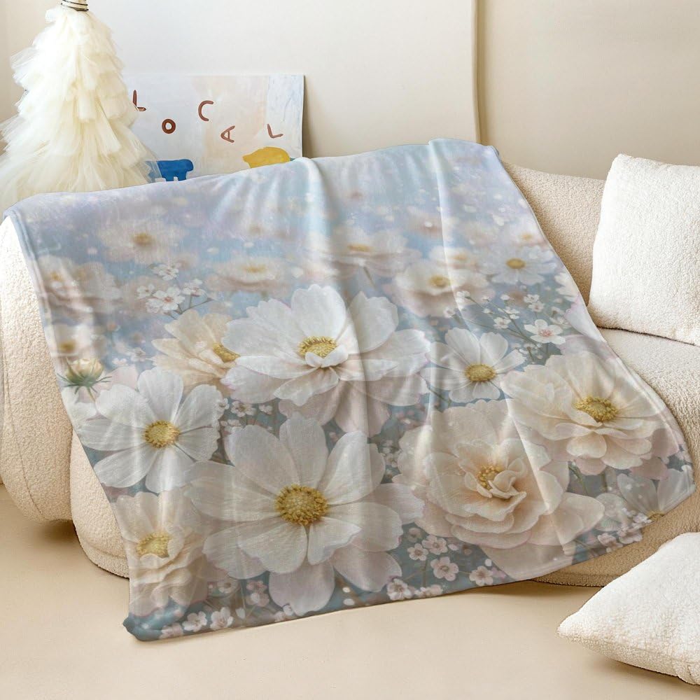 Couverture flanelle 150x200 pour cocooning sur le canapé