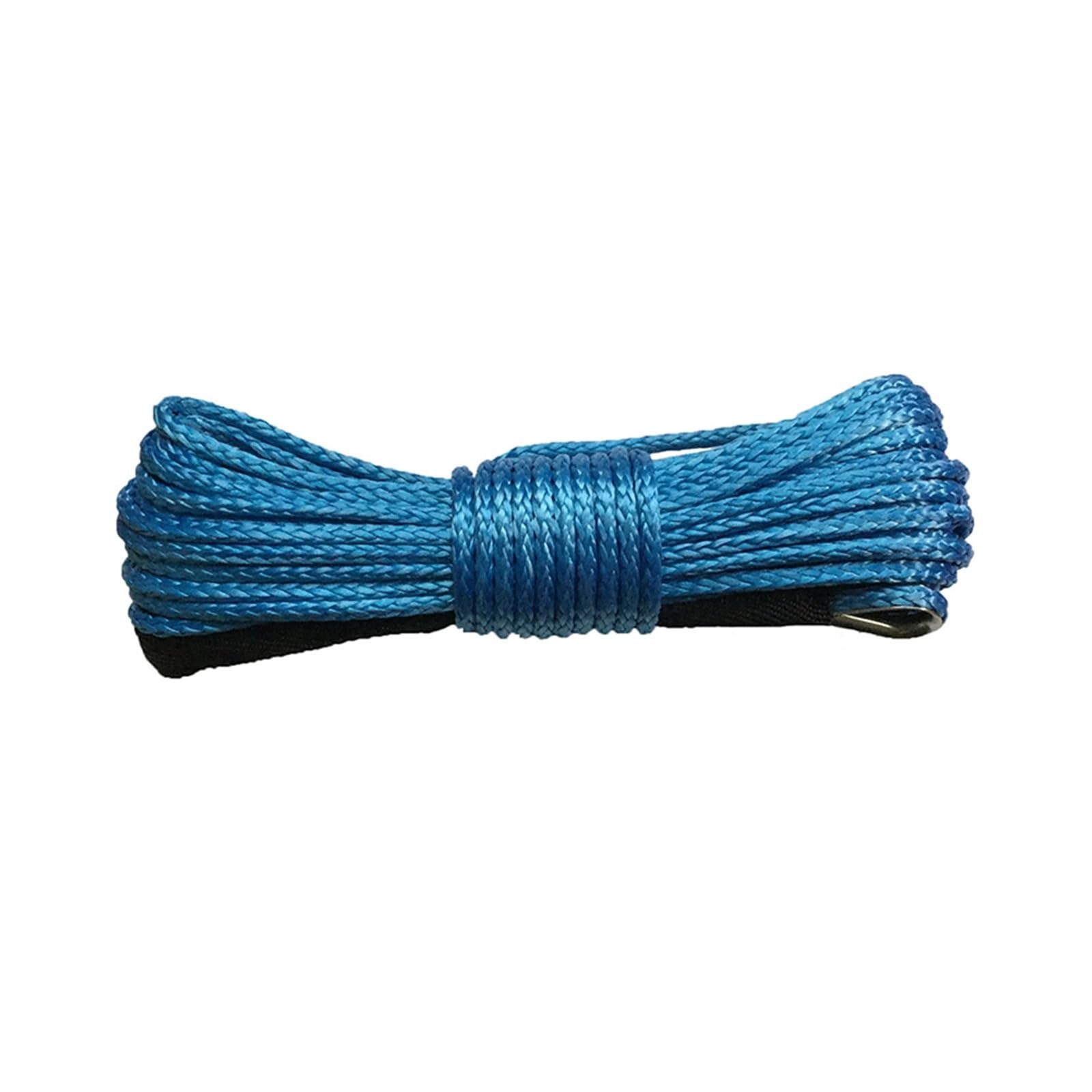 Edede Blu Winch Rope, Synthetic Winch Line Cable Rope 6Mm X 15M Synthetic Pulling Winch Line Uhmwpe 12 Strand Recovery Cable(Blu)