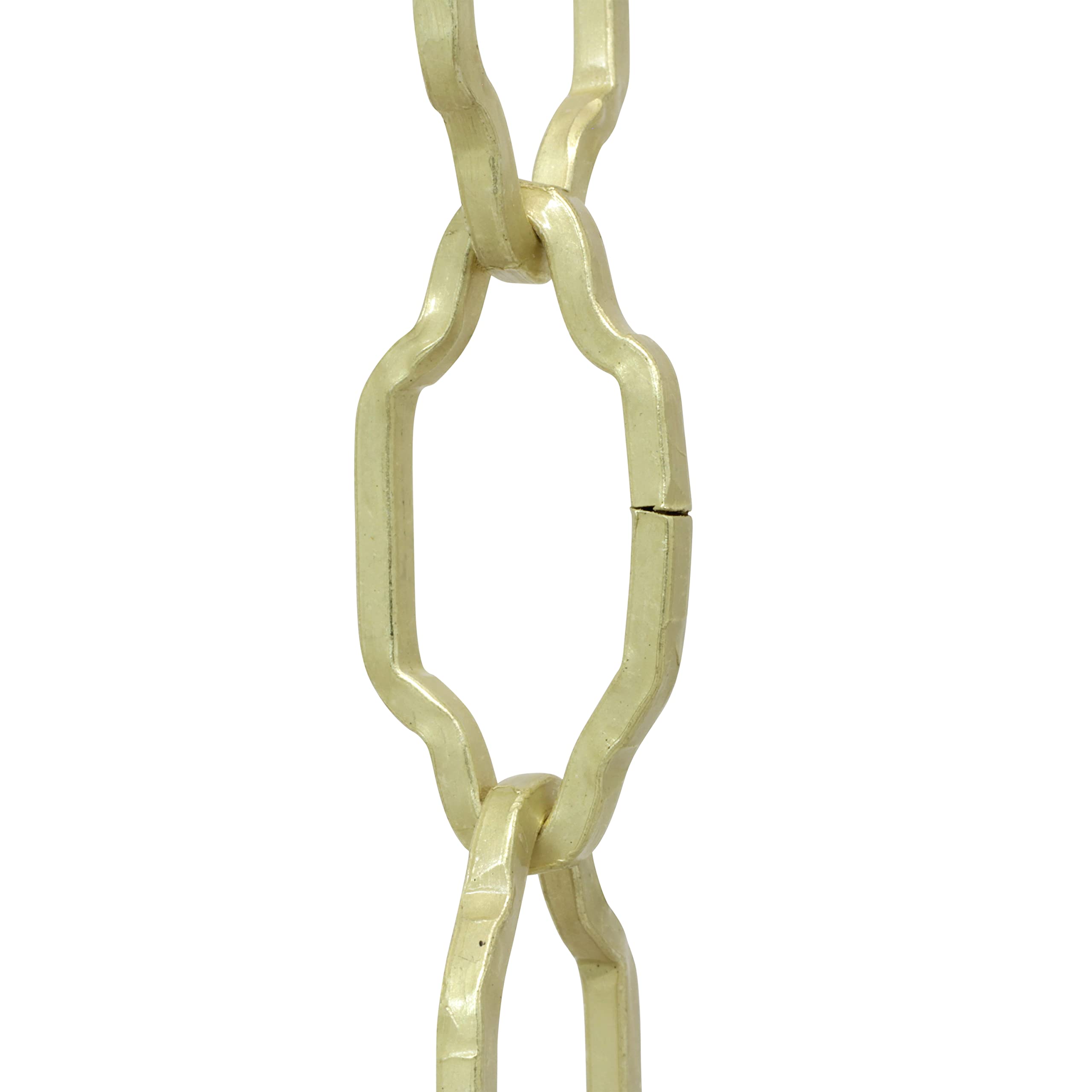 CH-S57-30-SB-10 Steel Chandelier Chain, Satin Brass (10 Feet)