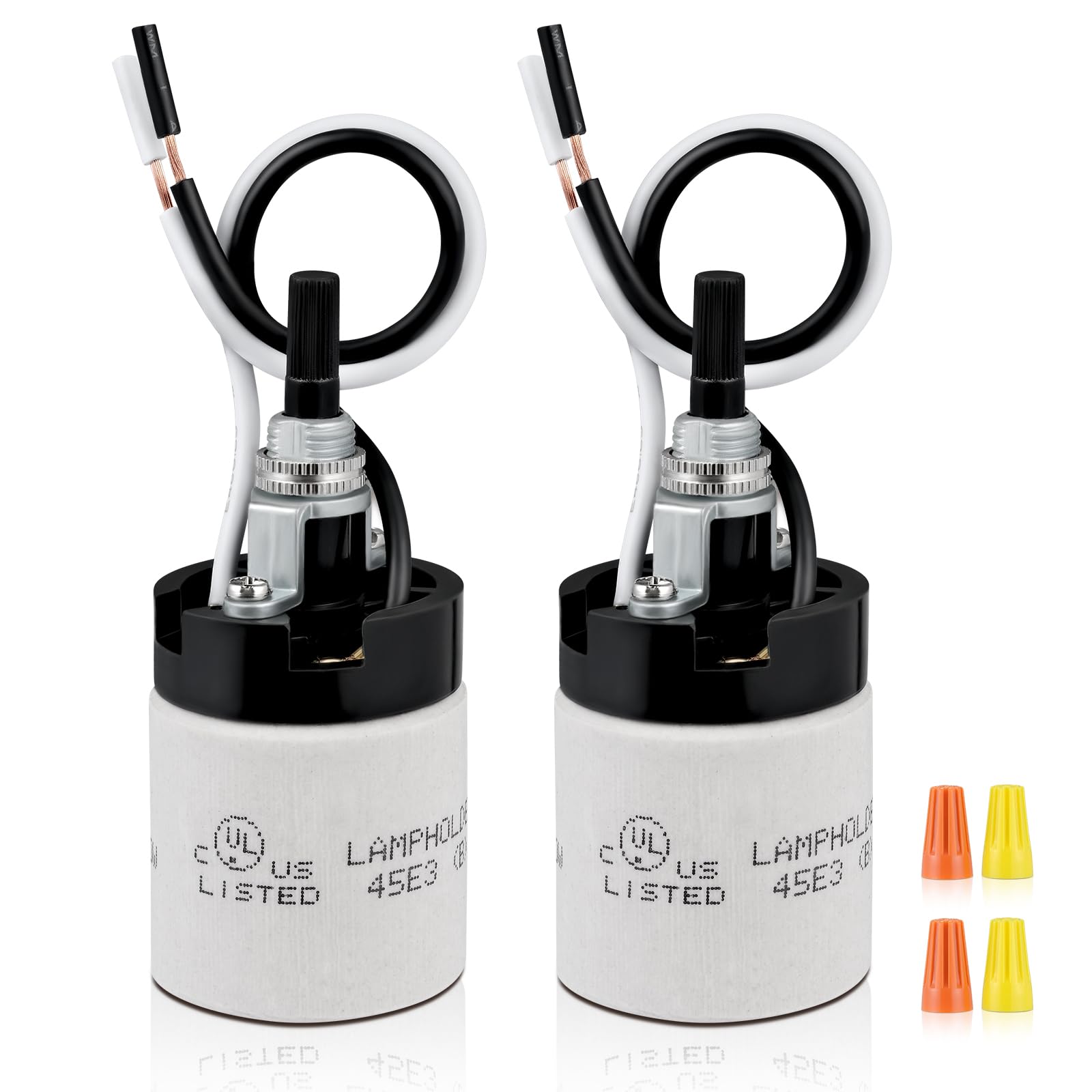 E26 Lamp Socket with Switch - UL Listed -8