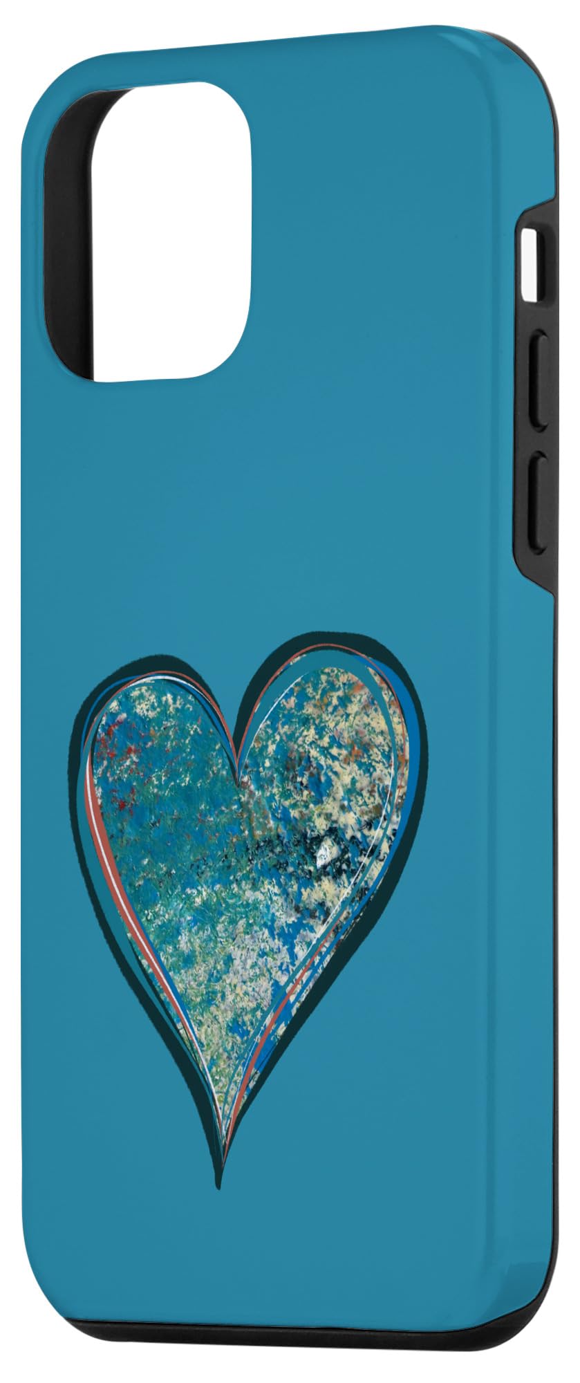 Amazon.co.jp: iPhone 12 mini ブルーハート スマホケース : Electronics