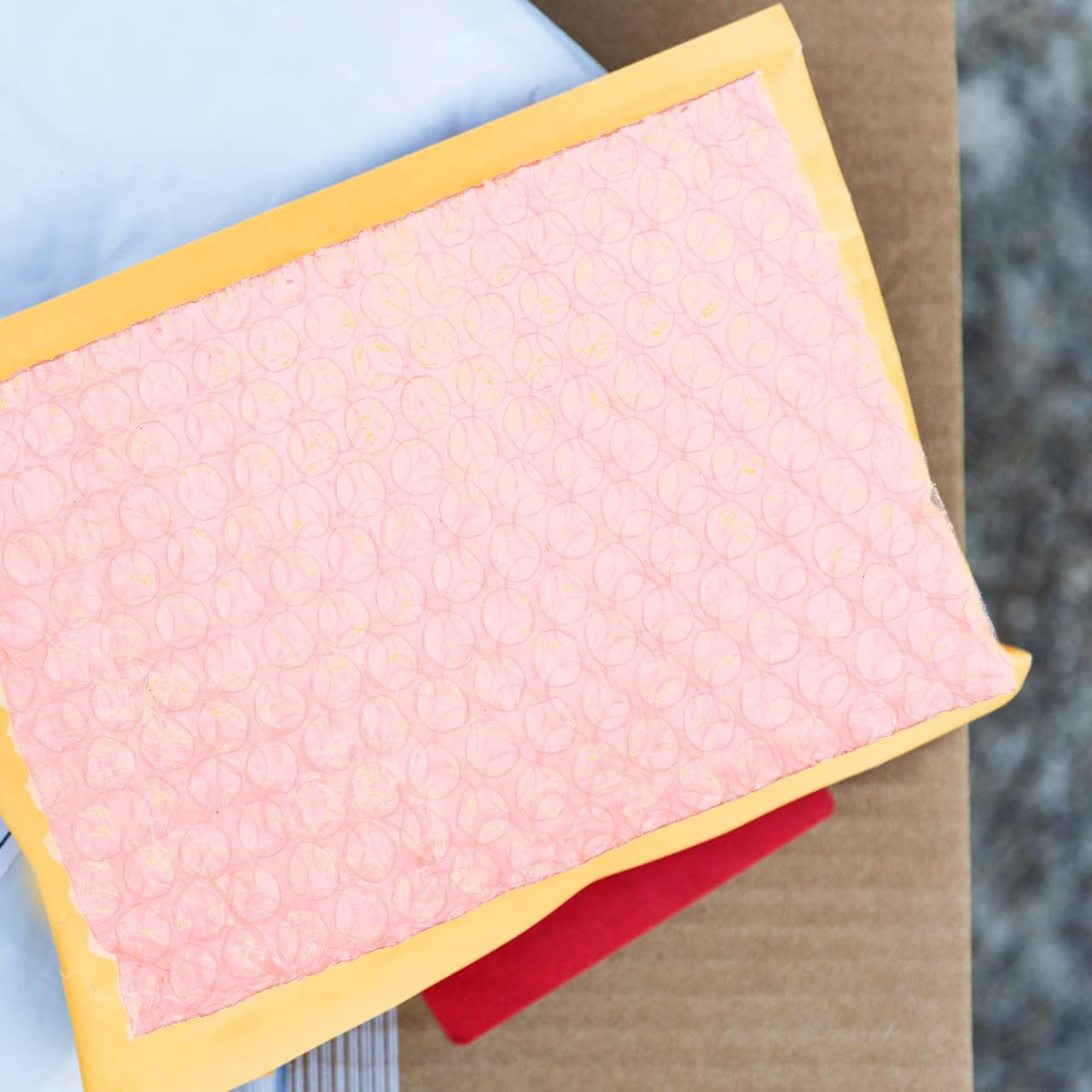 Ciieeo Pochettes À Bulles Antichoc 100 Pièces 5.91X3.94In Sacs D'Emballage Résistants Aux Chocs Pour Expédition Protection Et Stockage Facile À Utiliser