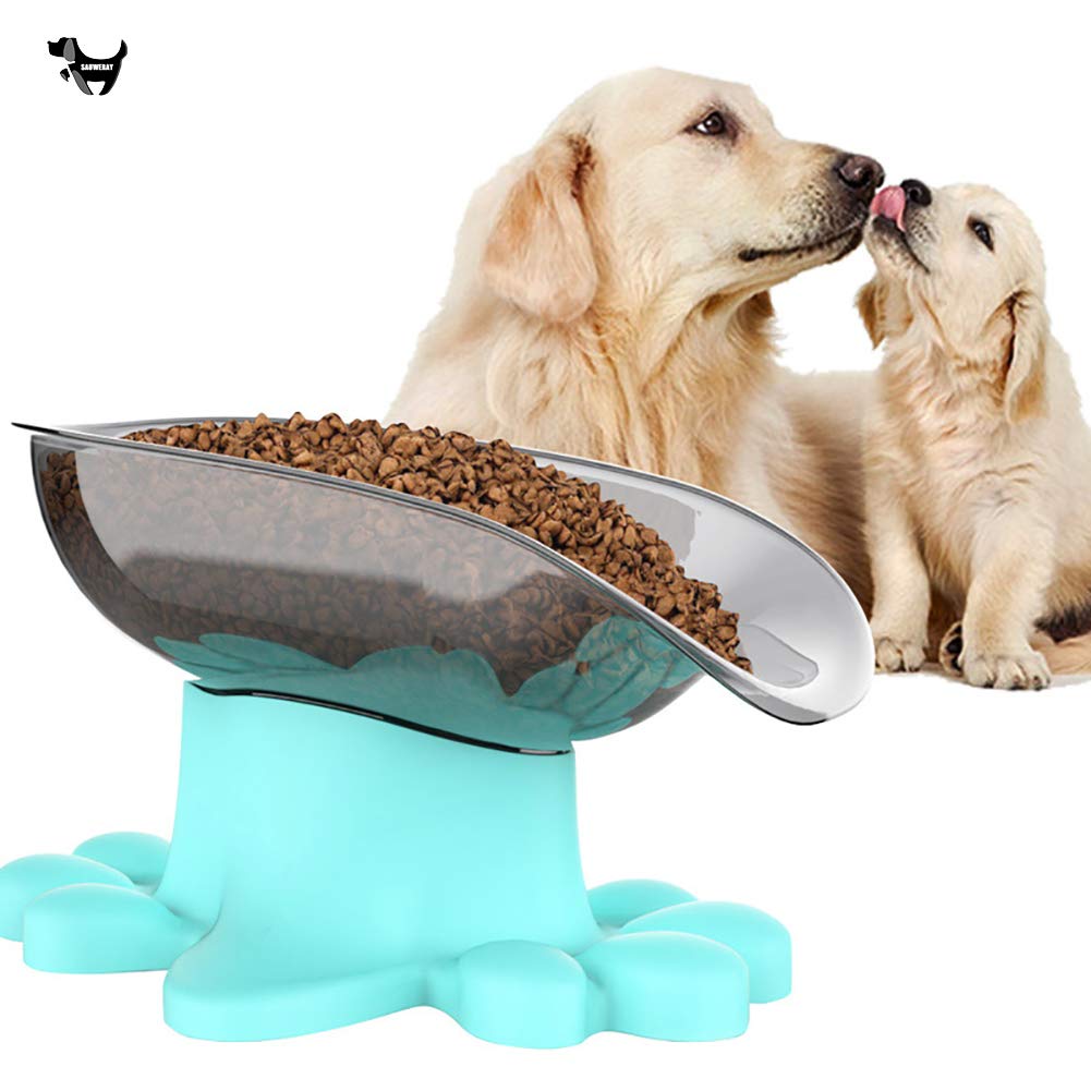 Gamelle anti-glouton bleue design ergonomique haut de gamme pour animaux