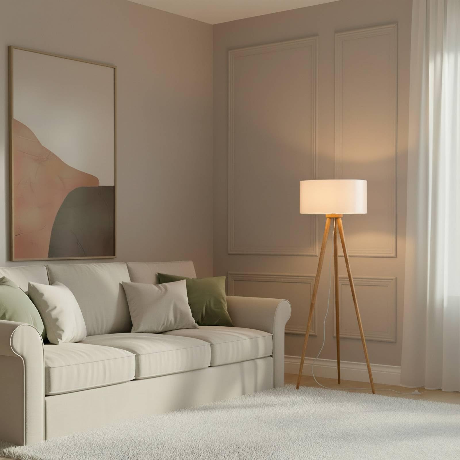 Lampada ad arco Cynthia Lindby, Ottone / Oro, Soggiorno / Sala da pranzo, Vetro, Moderno, Lampada da terra