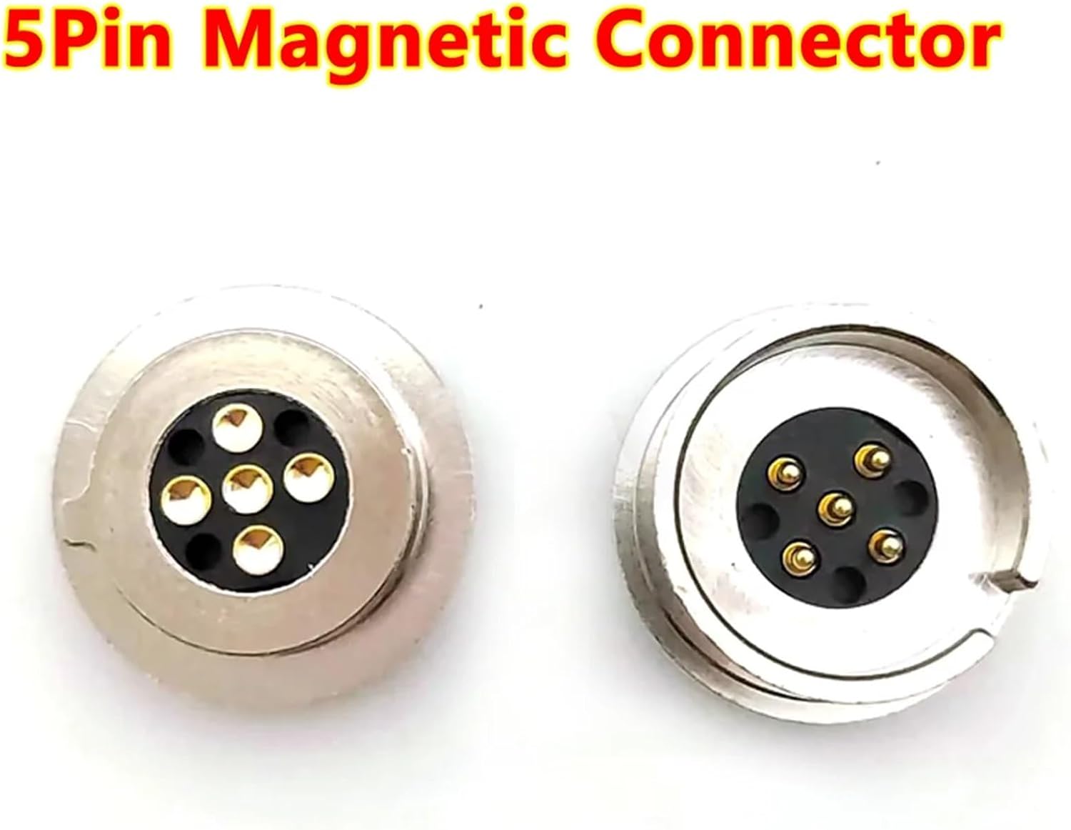 4Pin 5Pin 6Pin10A high Current Magnet Suction Spring pogo pin Connector Male Female Probe DC Power Charging Magnetic Connector(C)