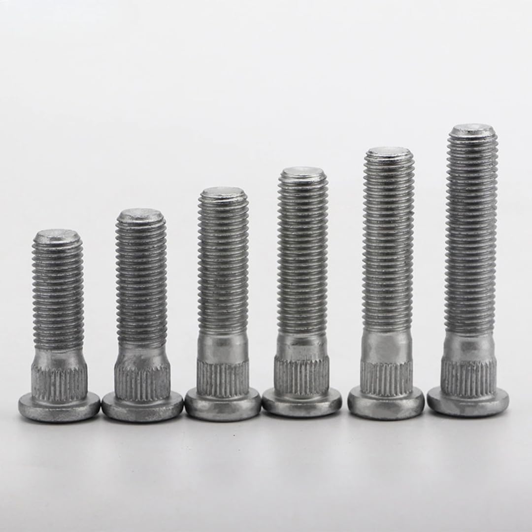 Śruby do Kół dla Forda, Hyundaia, Pentium, śruby wielowypustowe piasty koła M12x1,5, średnica radełkowania 13 mm, długość 47 mm