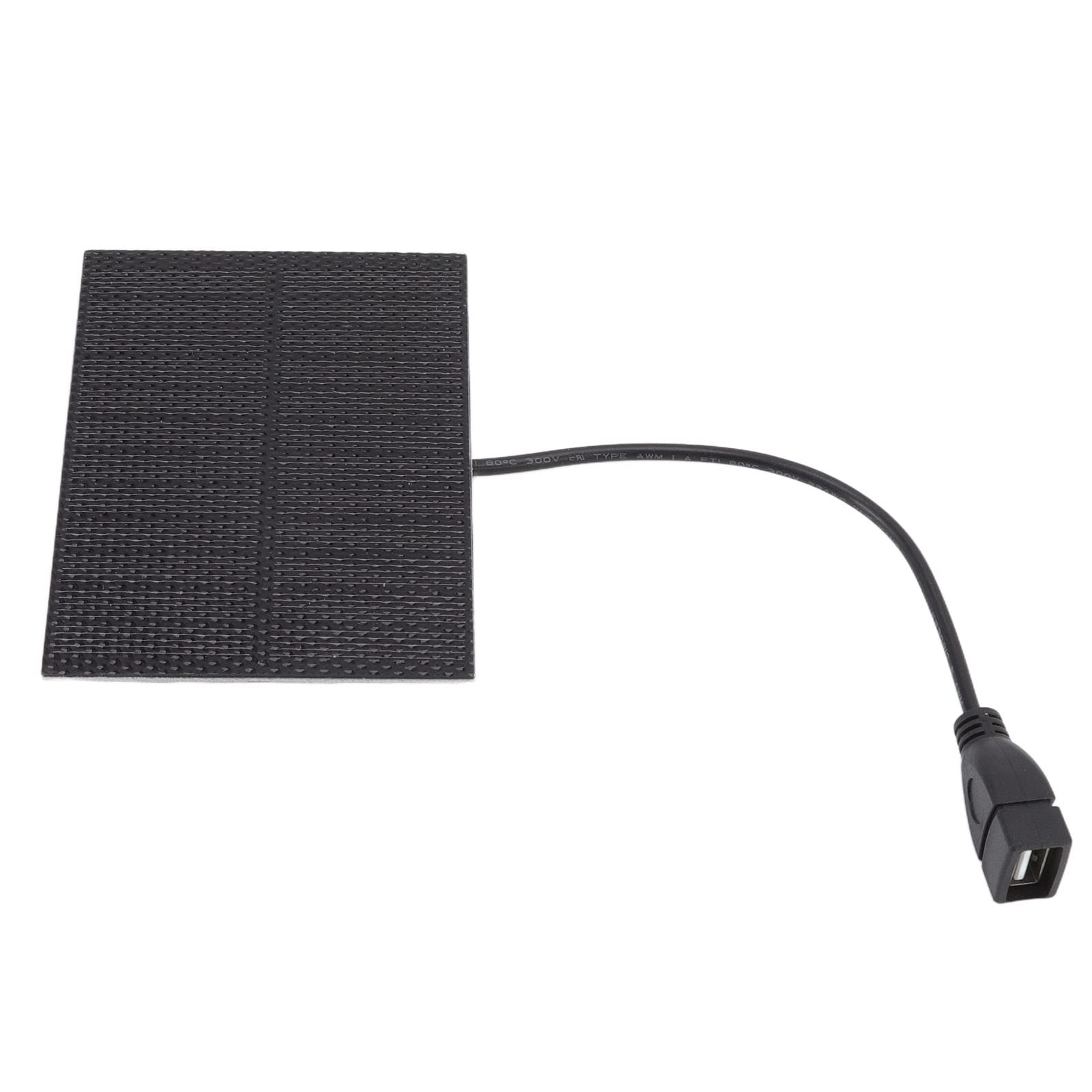 Pannello Solare USB 5V 5,5W Monocristallino - Piccolo Caricatore Per Tende, Campanelli, Telecamere E Smartphone